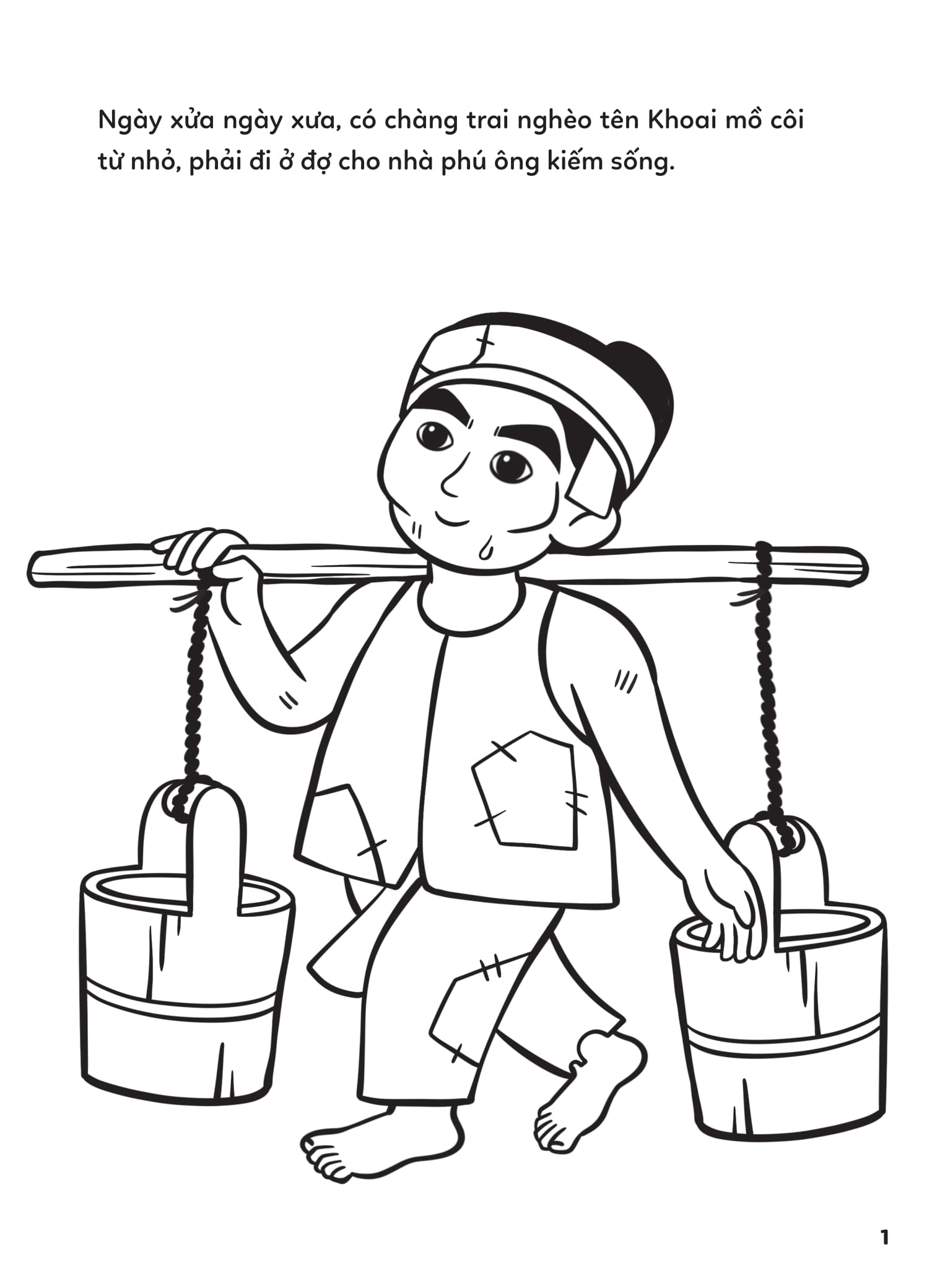 Tô Màu Cổ Tích Việt Nam - Cây Tre Trăm Đốt