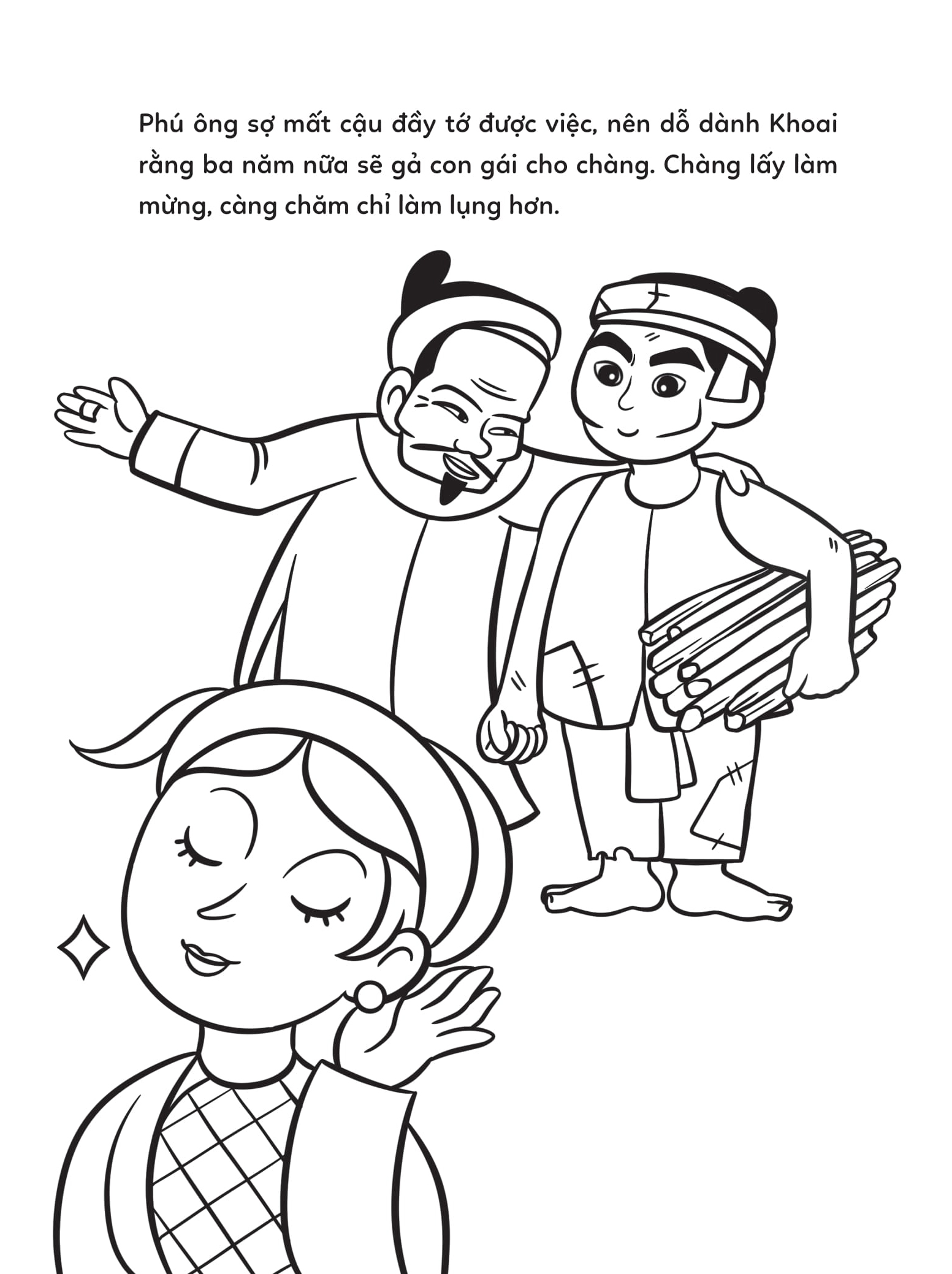 Tô Màu Cổ Tích Việt Nam - Cây Tre Trăm Đốt