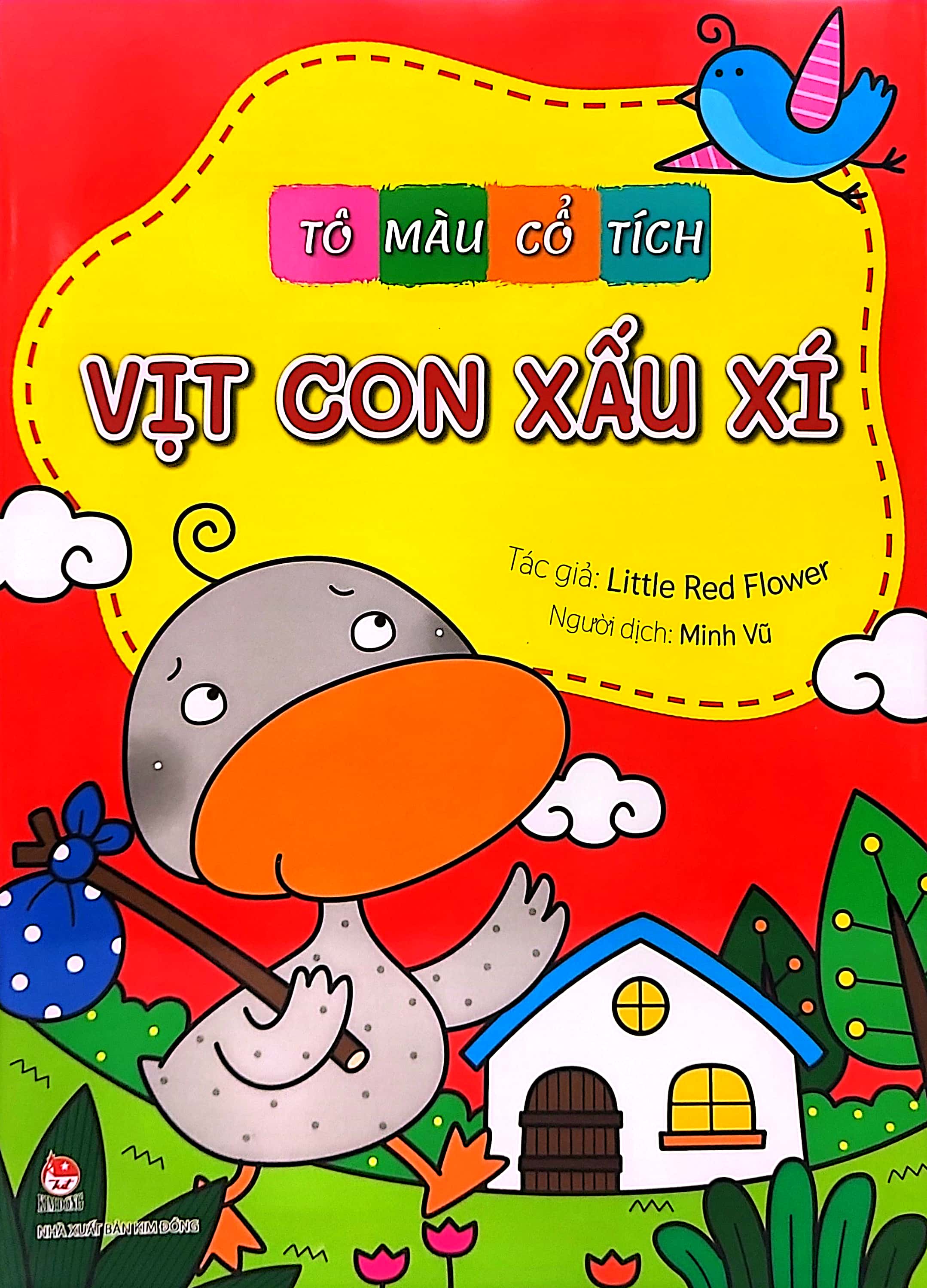 tô màu cổ tích - vịt con xấu xí