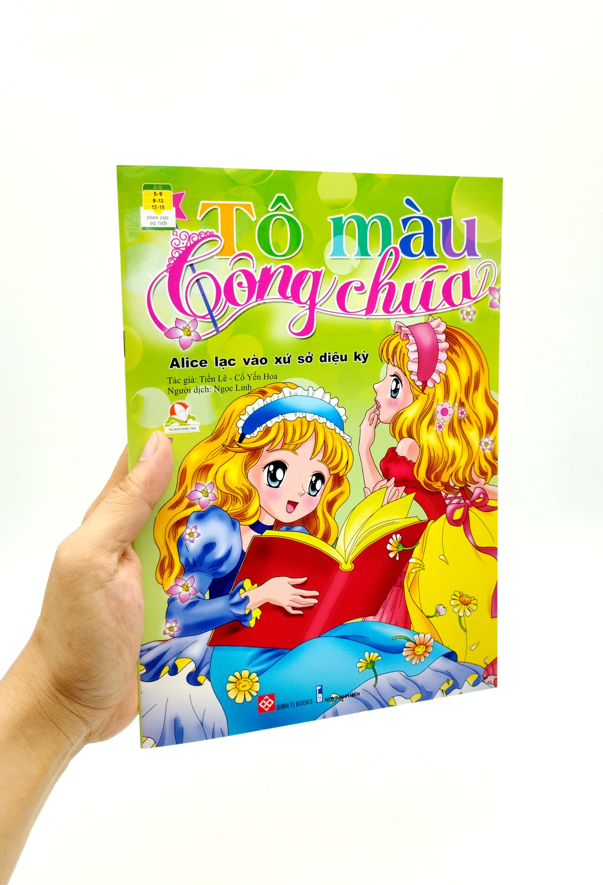 tô màu công chúa - alice lạc vào xứ sở diệu kỳ