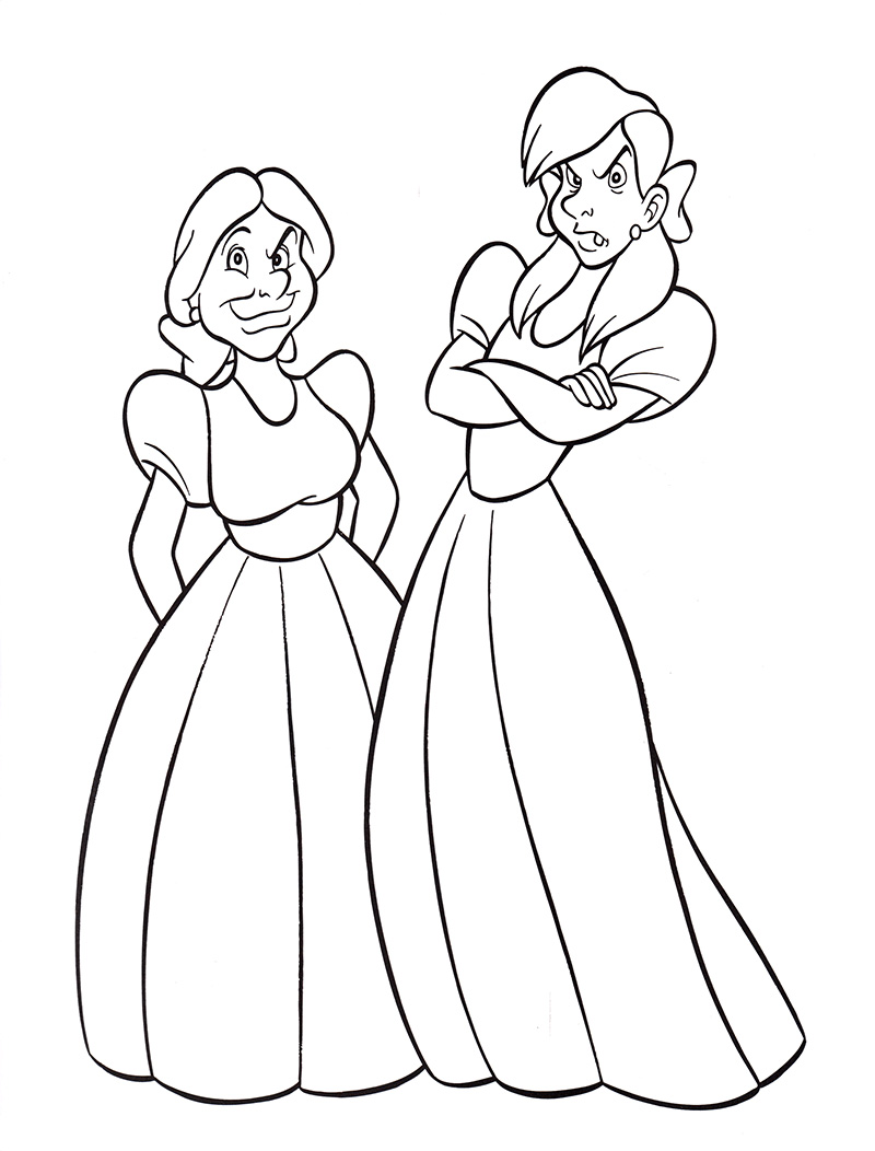 tô màu công chúa - cô bé lọ lem