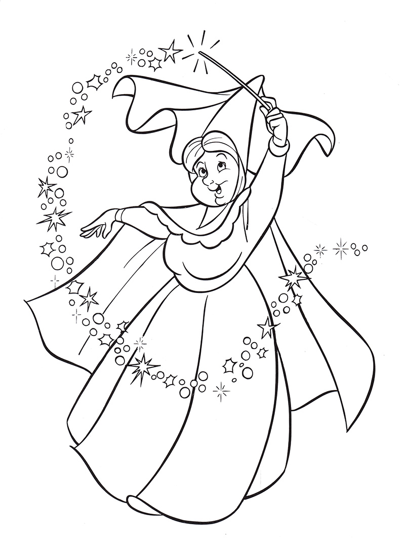 tô màu công chúa - cô bé lọ lem