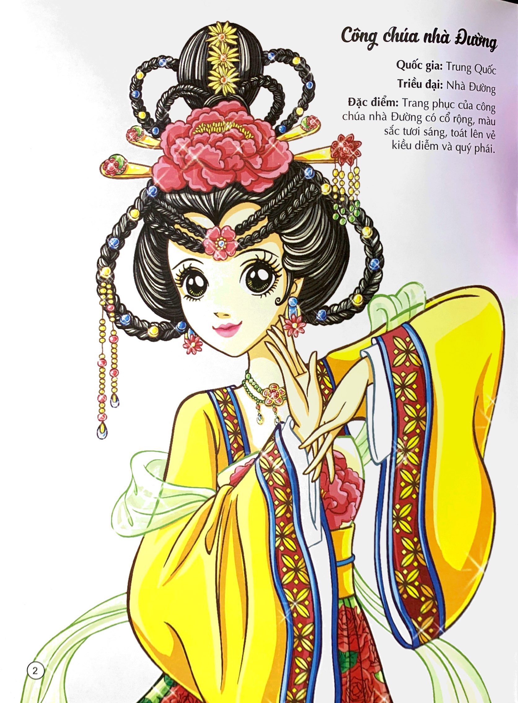 tô màu công chúa - công chúa cổ đại