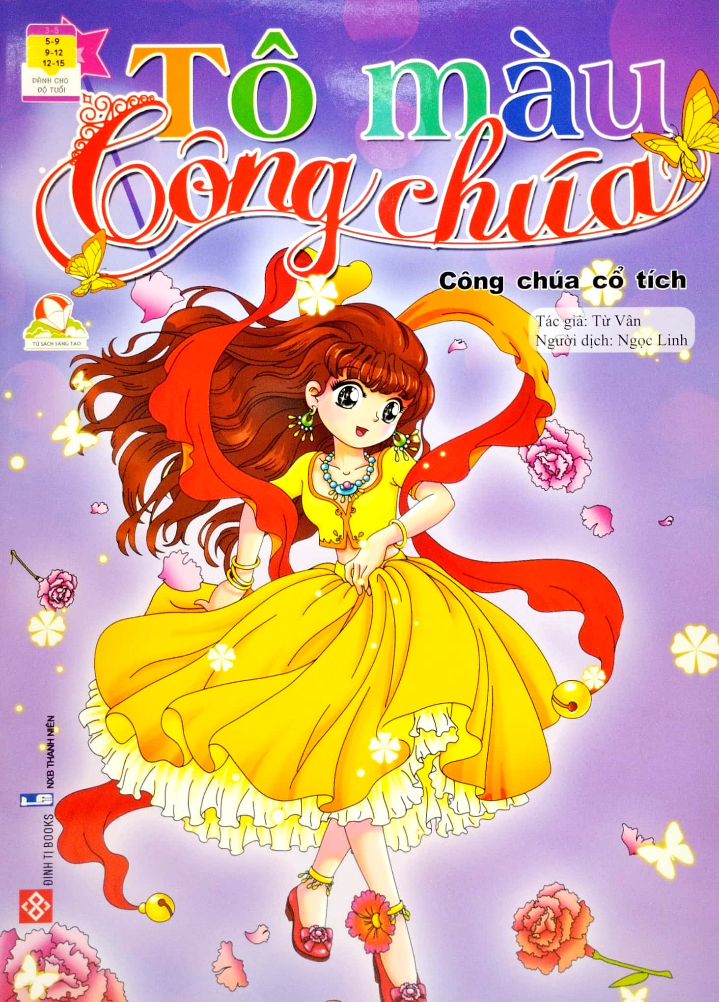 tô màu công chúa - công chúa cổ tích