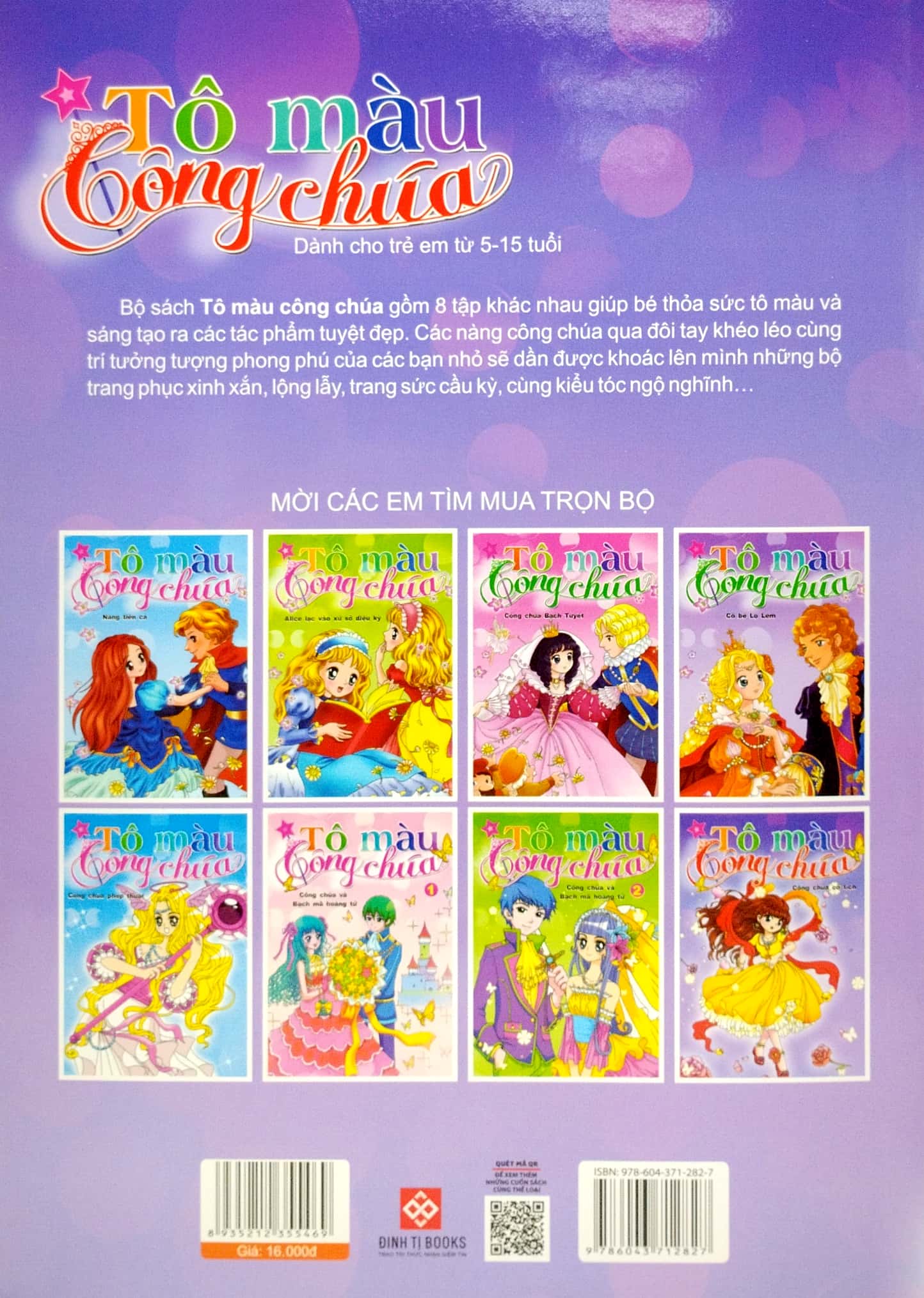 tô màu công chúa - công chúa cổ tích