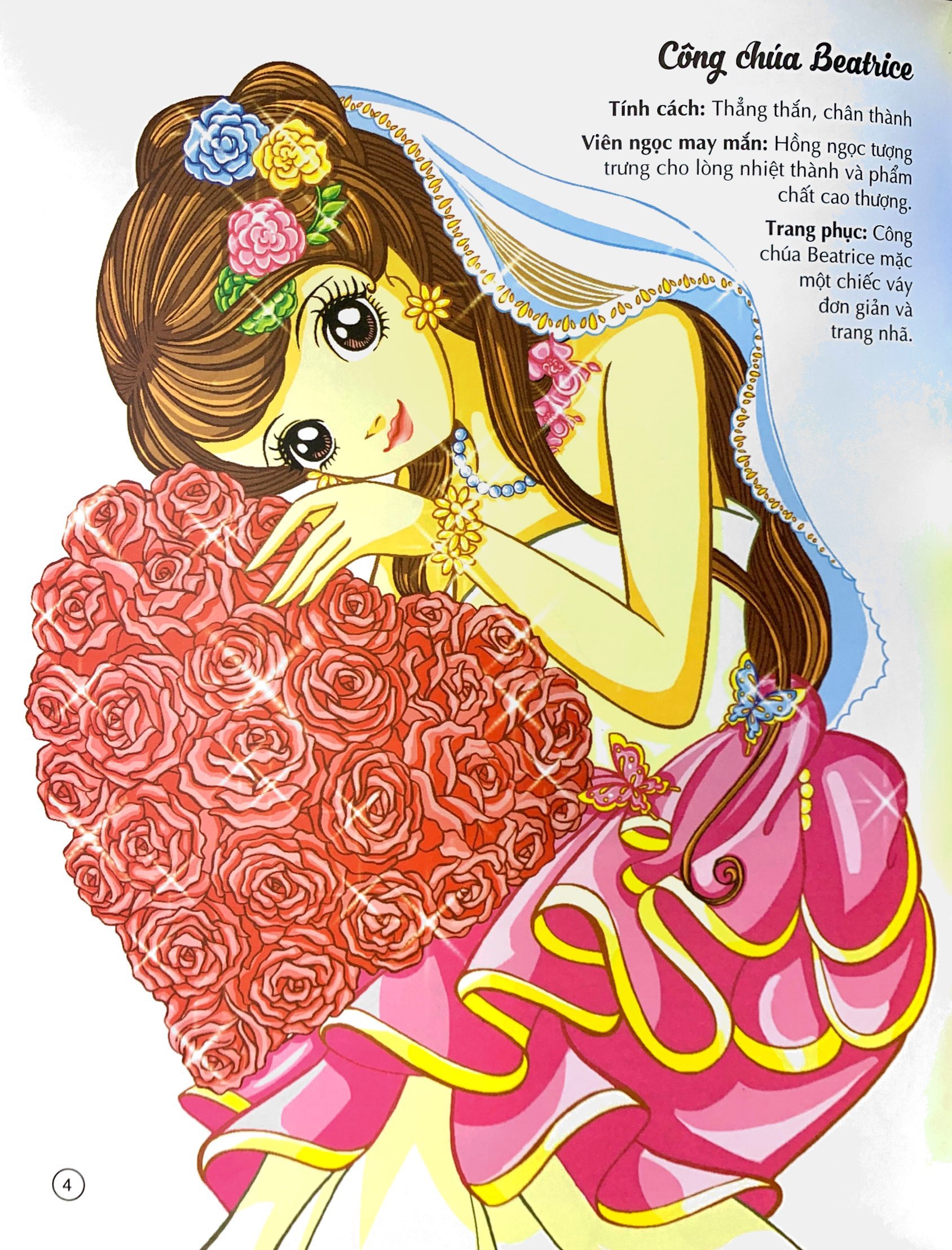 tô màu công chúa - công chúa kiều diễm