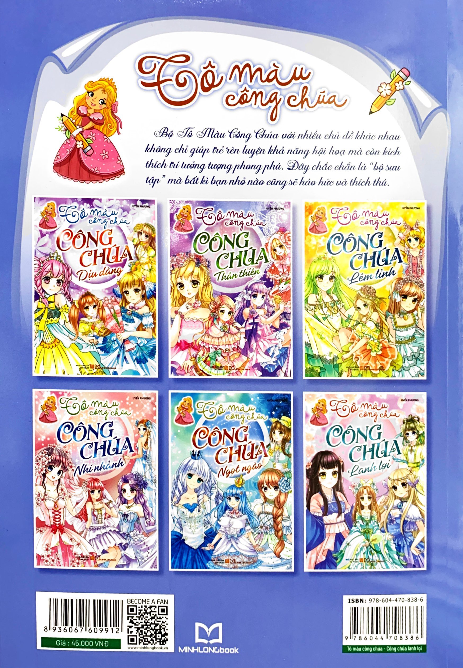 tô màu công chúa - công chúa lanh lợi