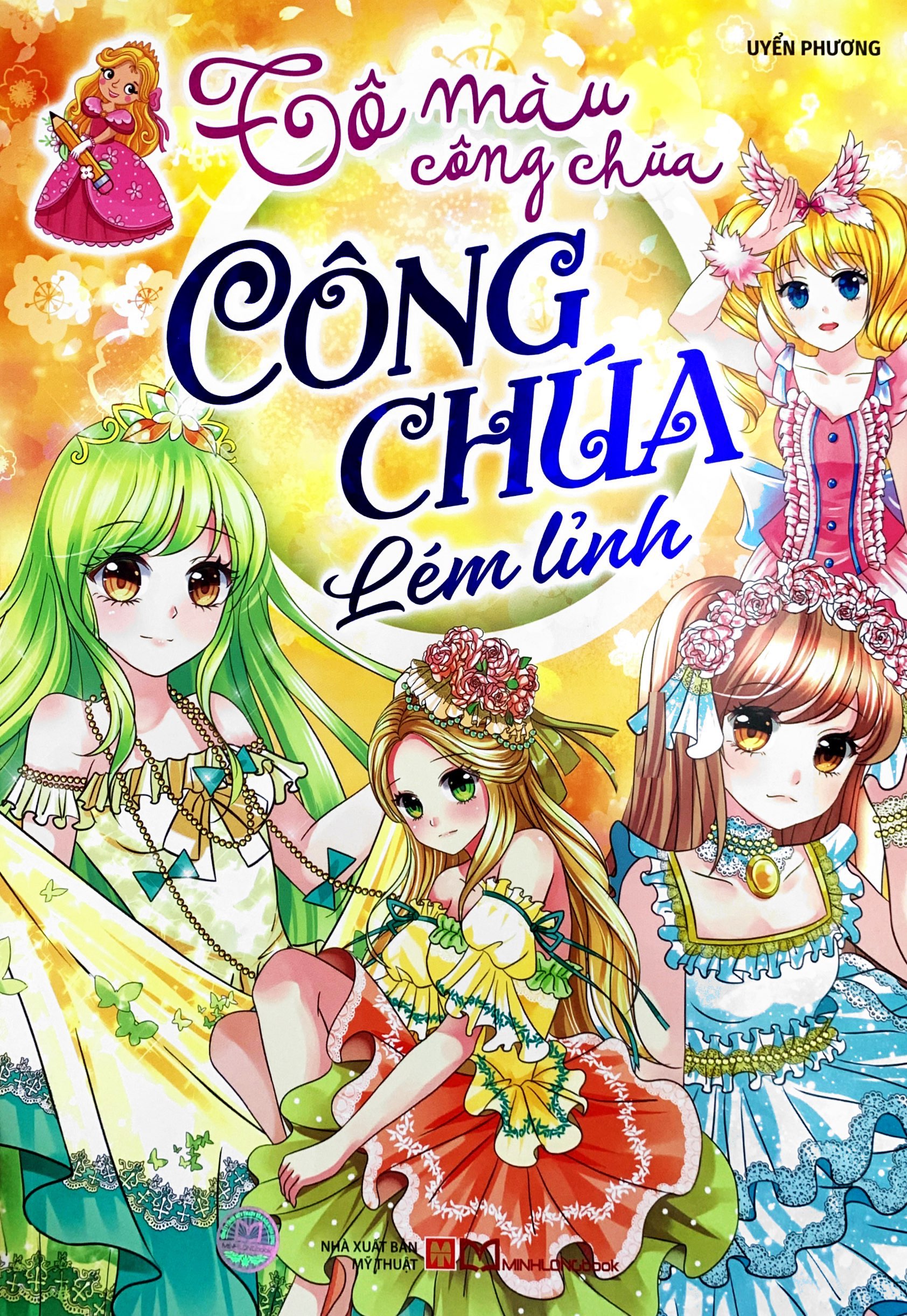 tô màu công chúa - công chúa lém lỉnh