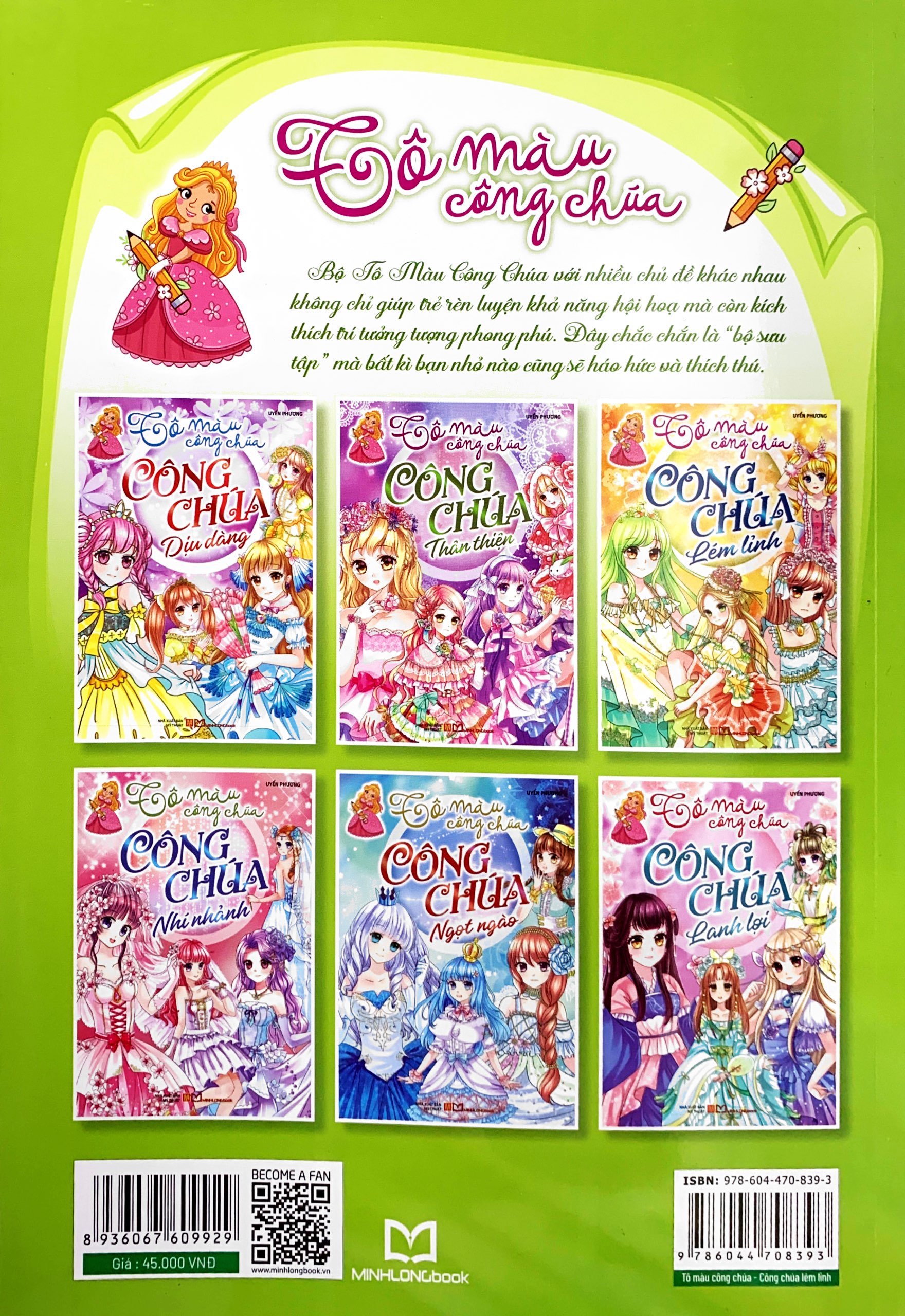 tô màu công chúa - công chúa lém lỉnh