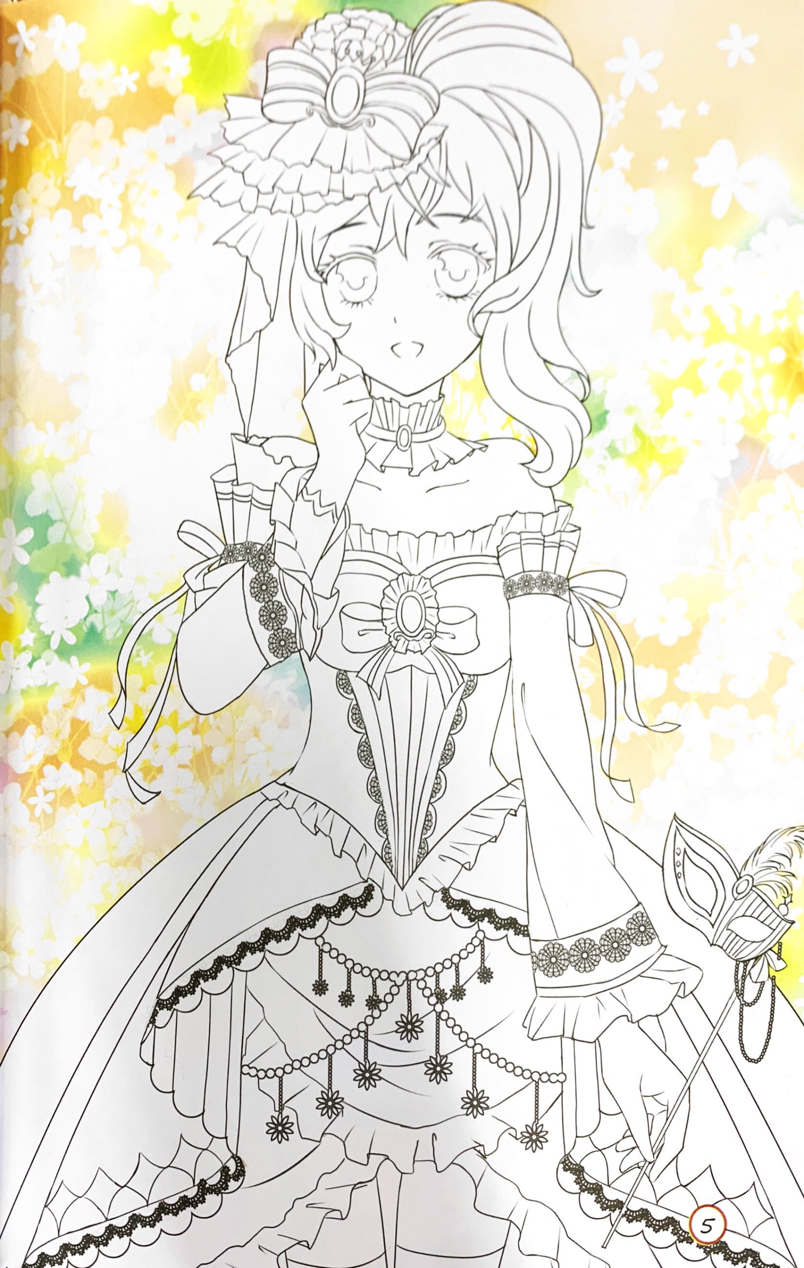 tô màu công chúa - công chúa ngọt ngào