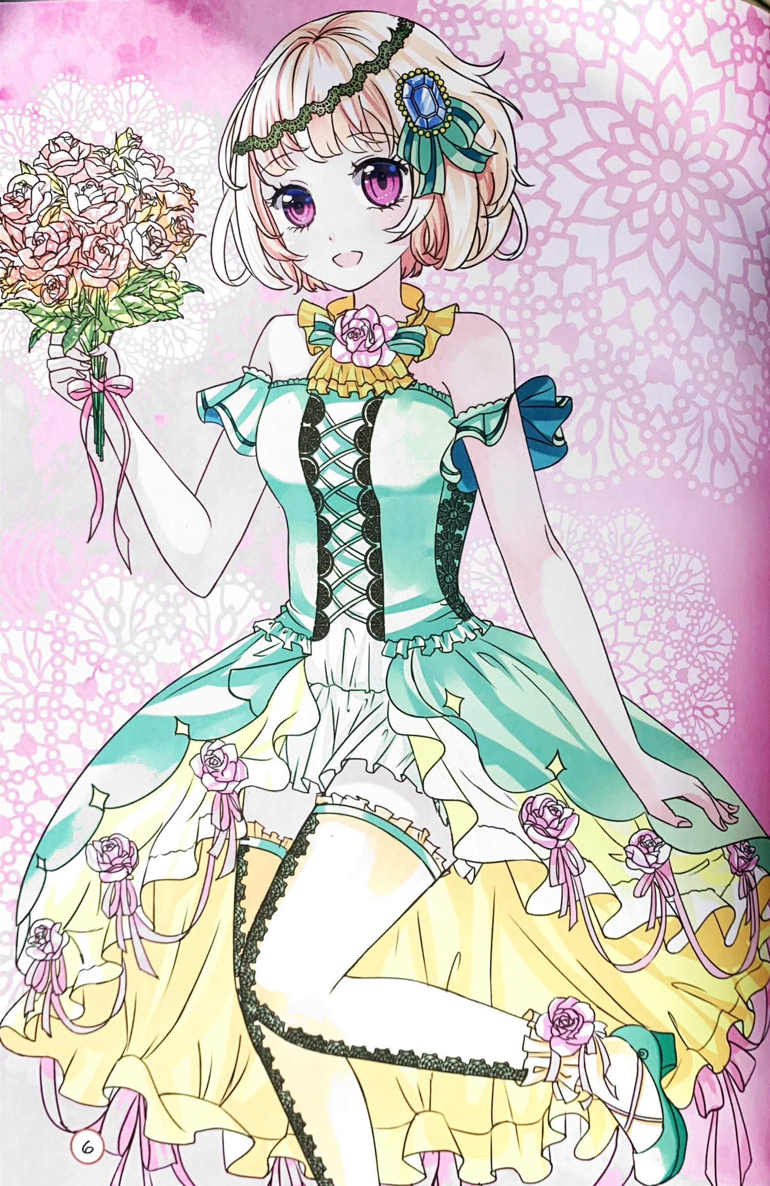 tô màu công chúa - công chúa ngọt ngào