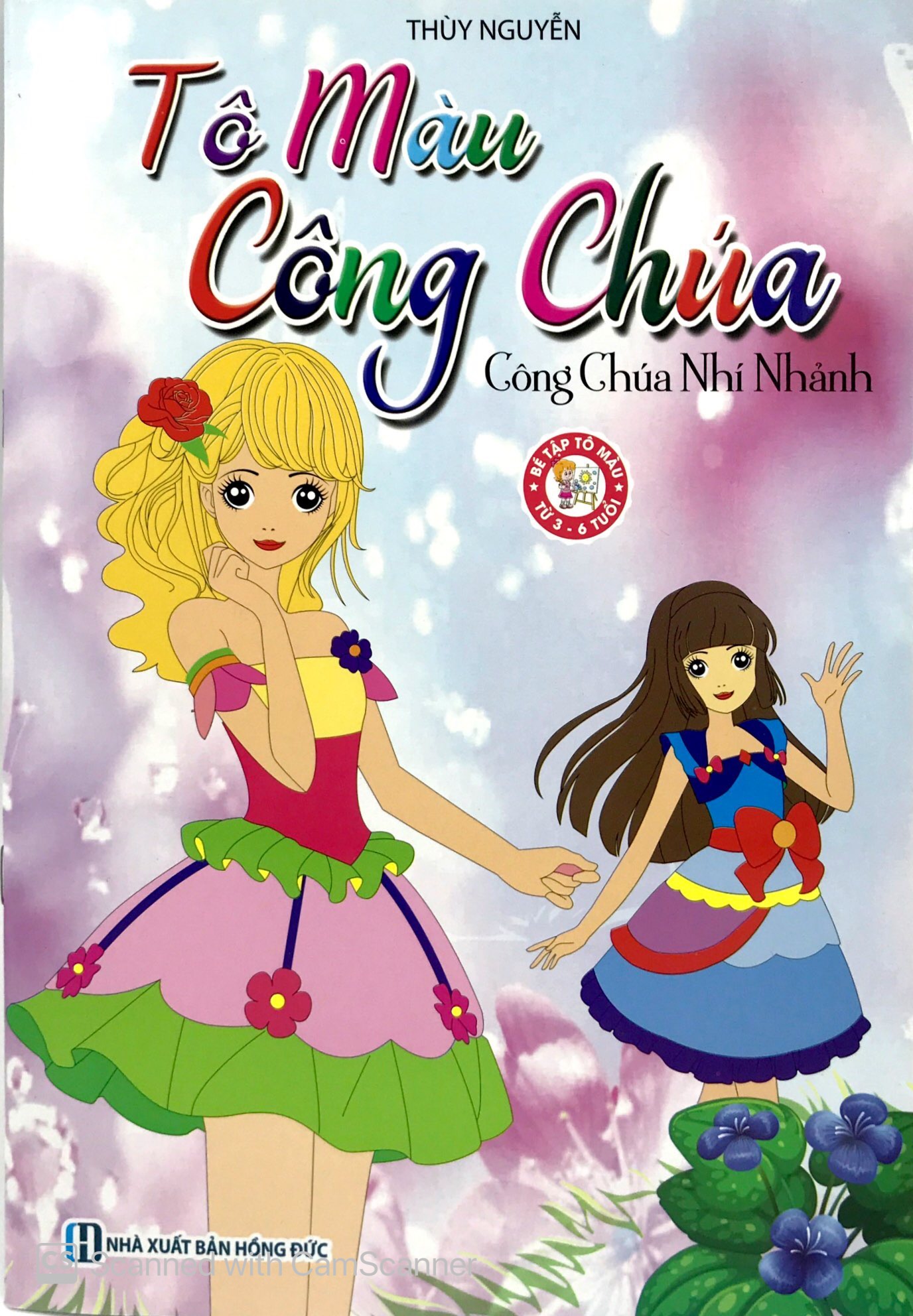 tô màu công chúa - công chúa nhí nhảnh (tái bản 2019)