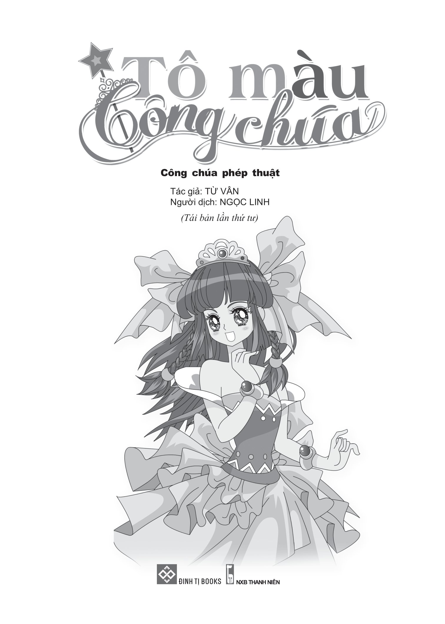 tô màu công chúa - công chúa phép thuật