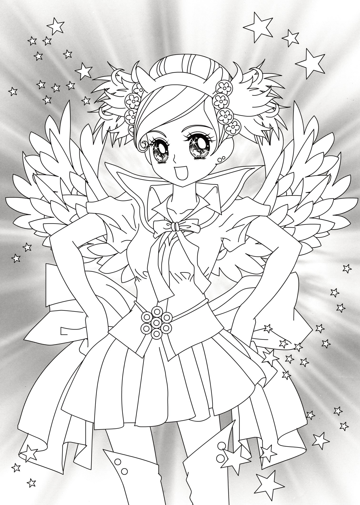 tô màu công chúa - công chúa phép thuật