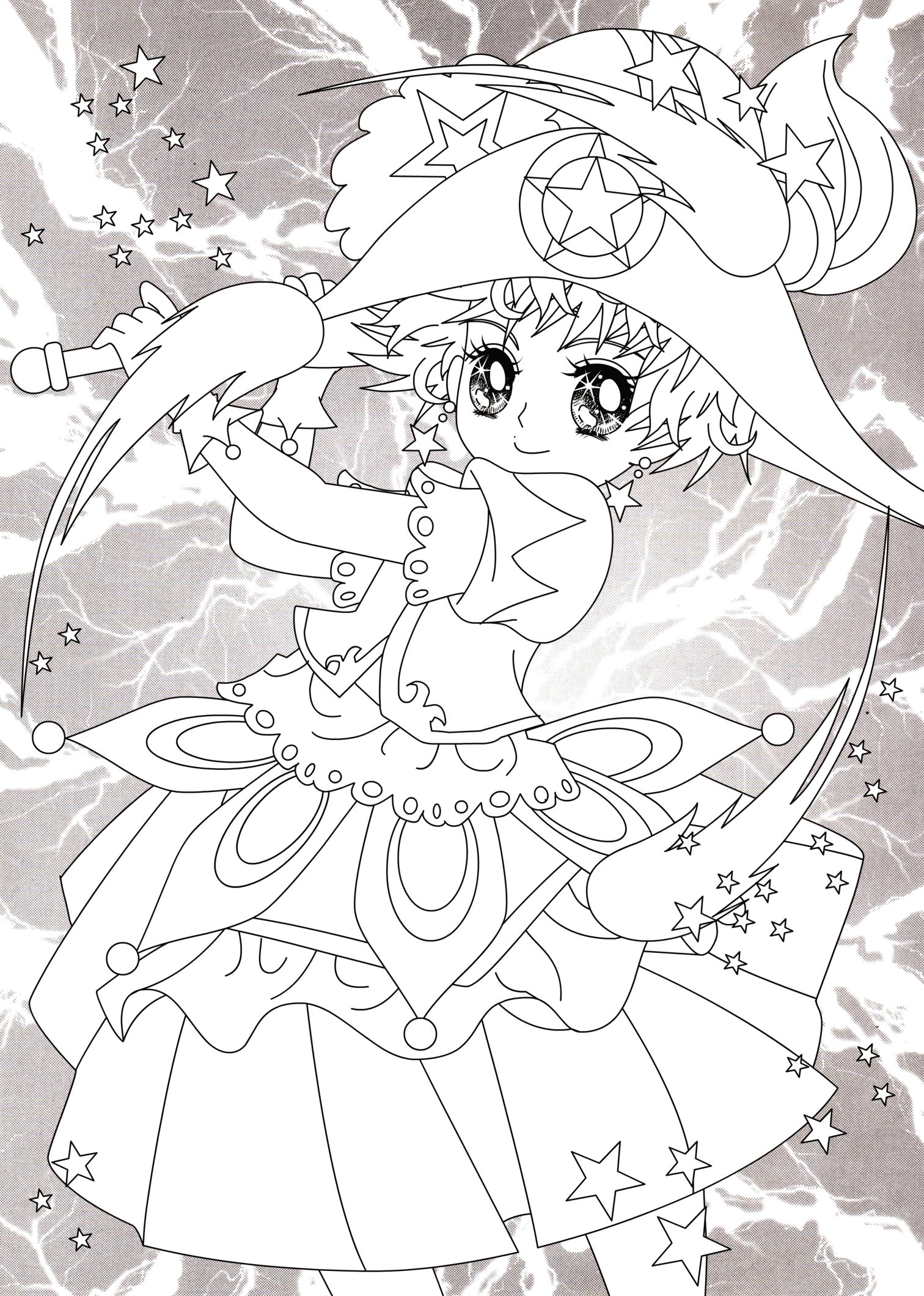 tô màu công chúa - công chúa phép thuật