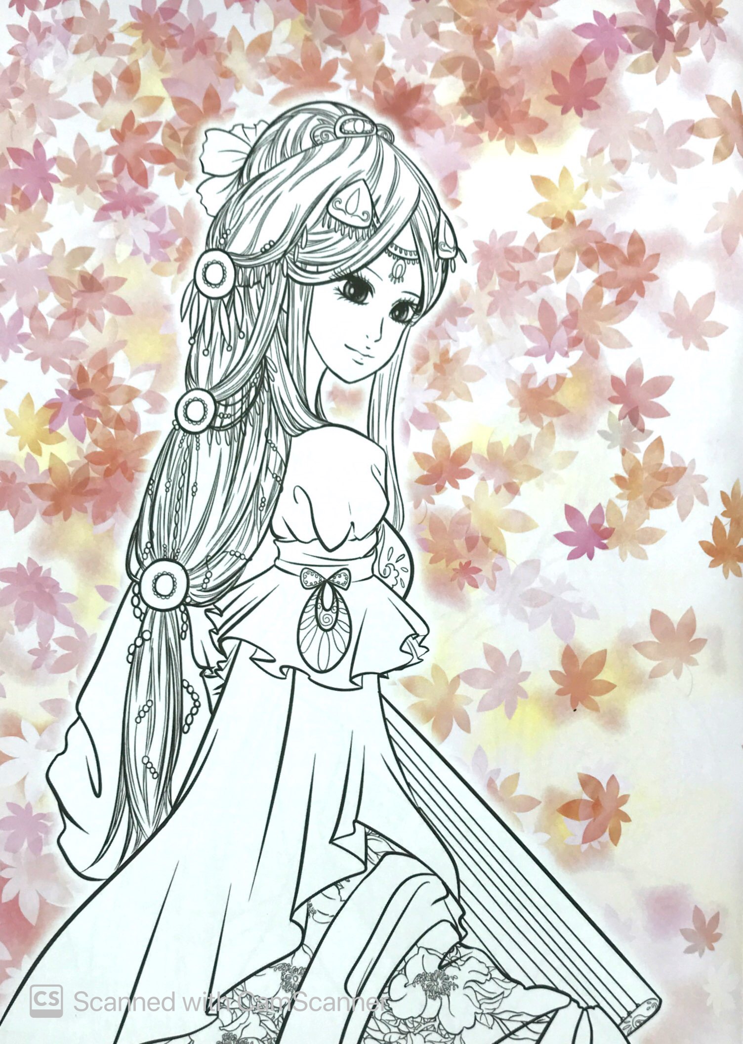 tô màu công chúa - công chúa phương đông