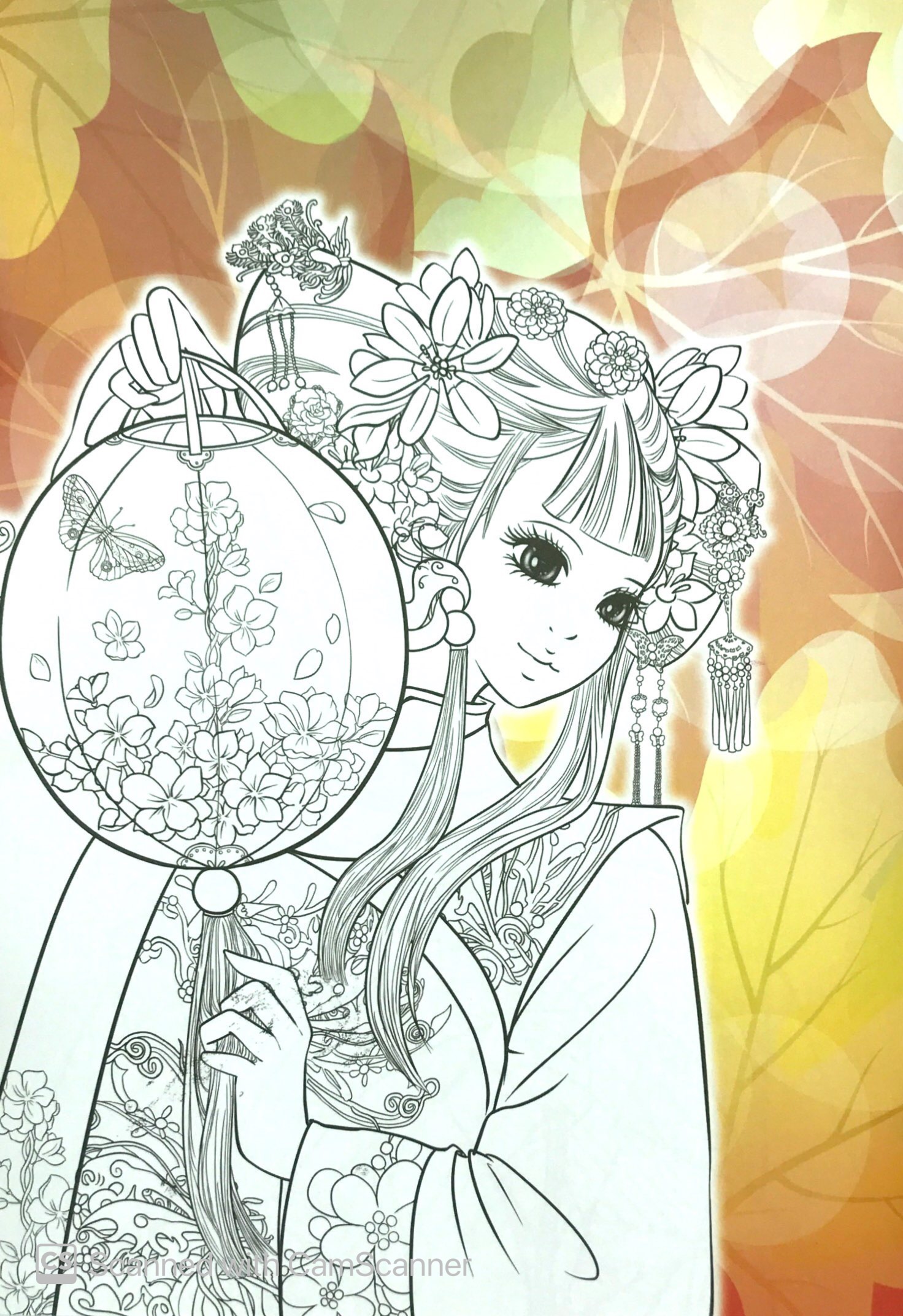 tô màu công chúa - công chúa phương đông