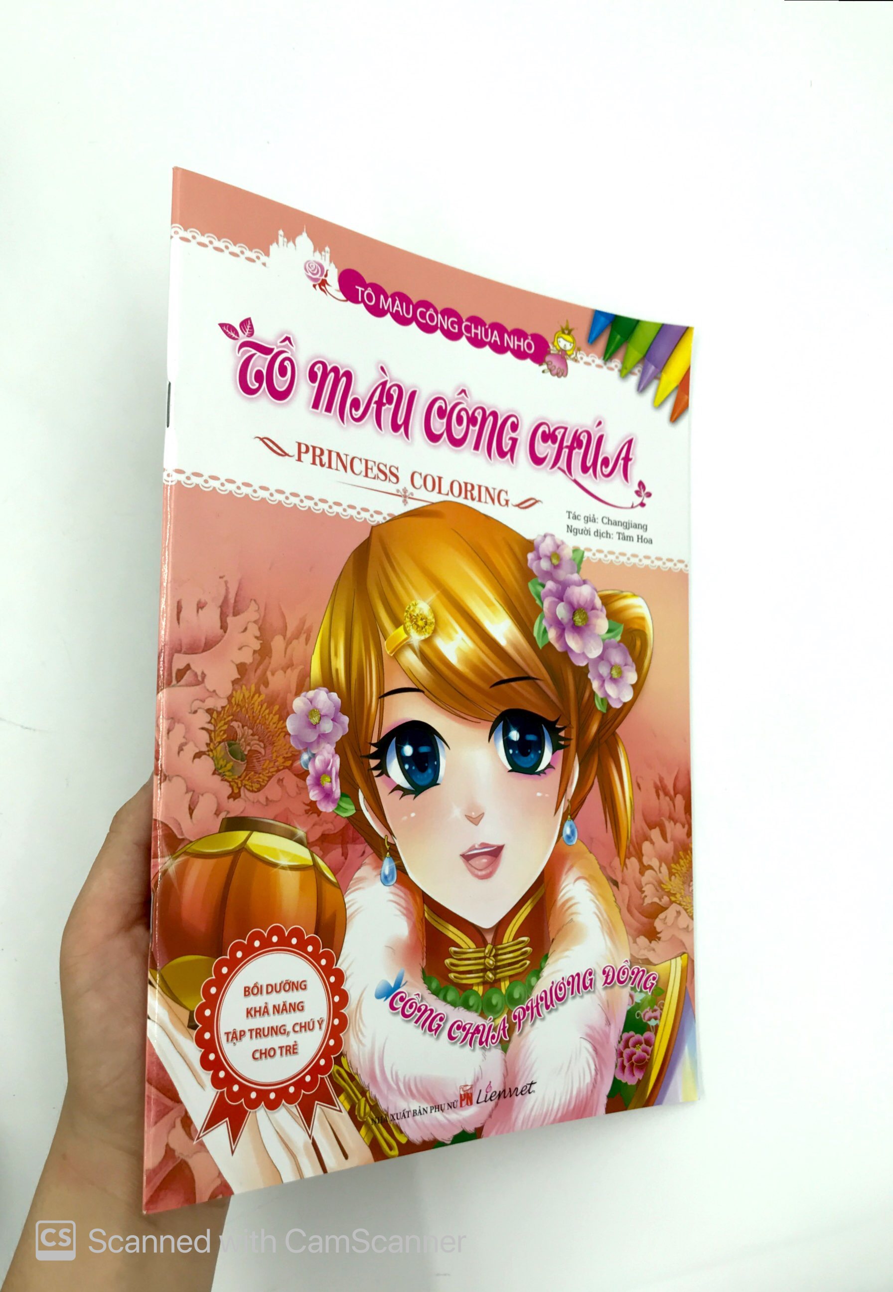 tô màu công chúa - công chúa phương đông