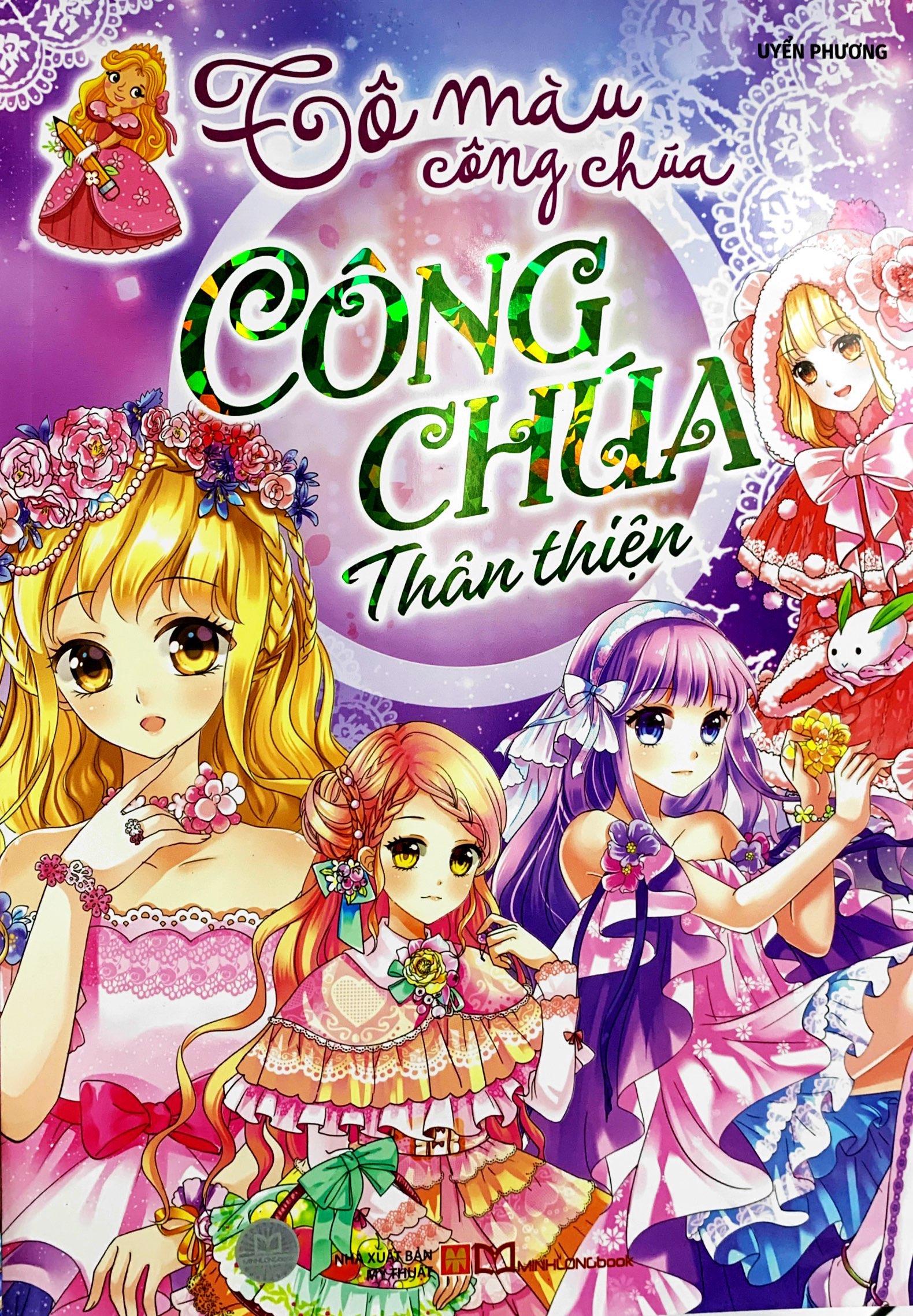 tô màu công chúa - công chúa thân thiện