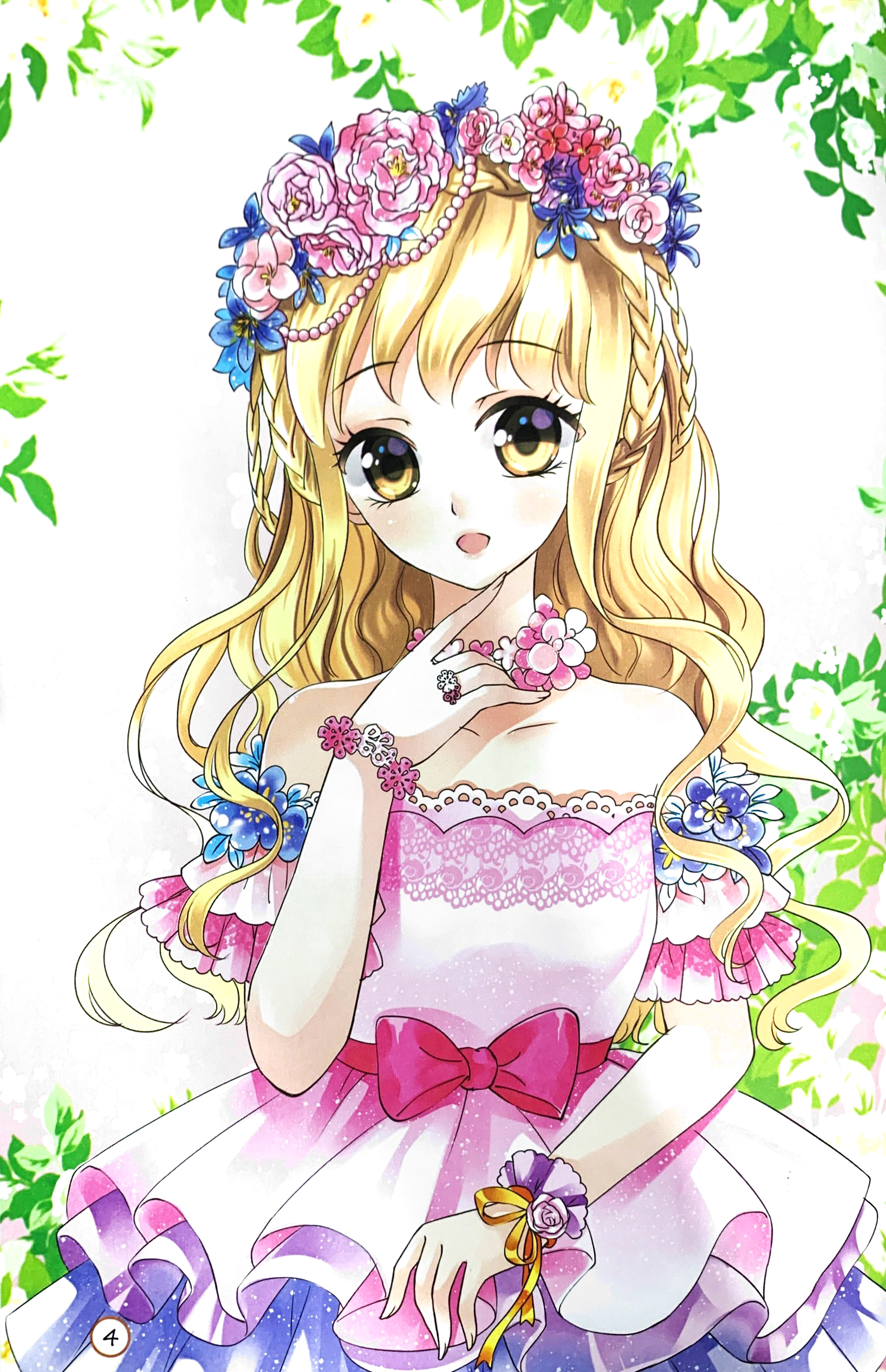 tô màu công chúa - công chúa thân thiện