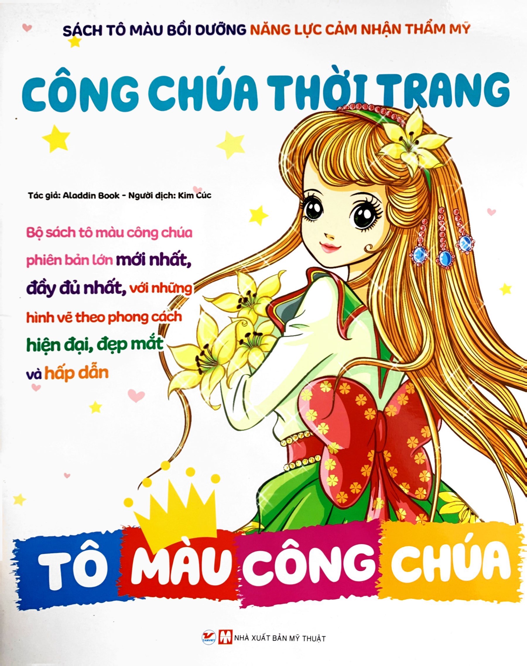 tô màu công chúa - công chúa thời trang
