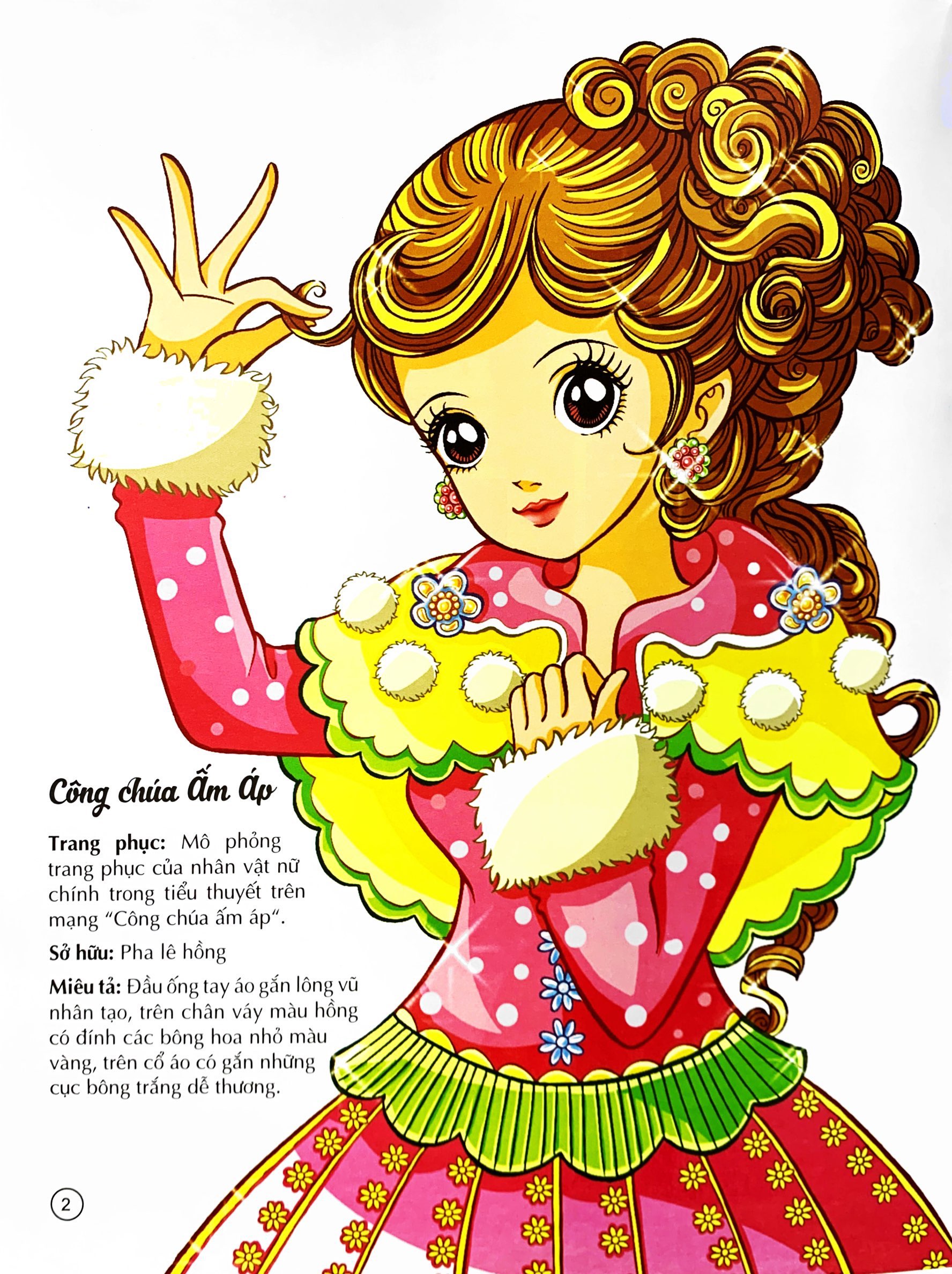 tô màu công chúa - công chúa thời trang