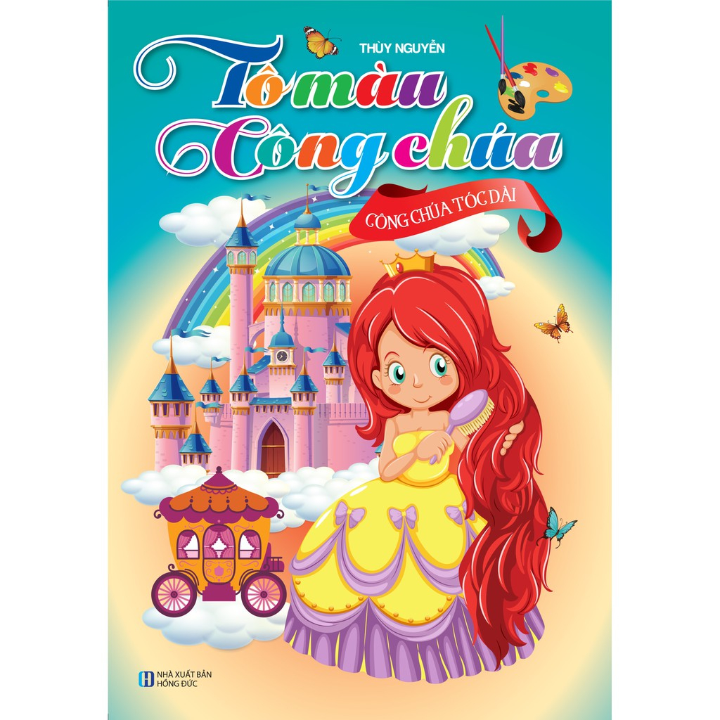 tô màu công chúa - công chúa tóc dài (tái bản 2019)