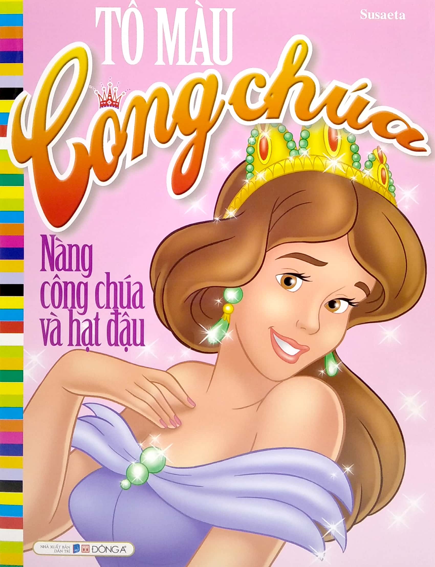 tô màu công chúa - nàng công chúa và hạt đậu (tái bản 2021)