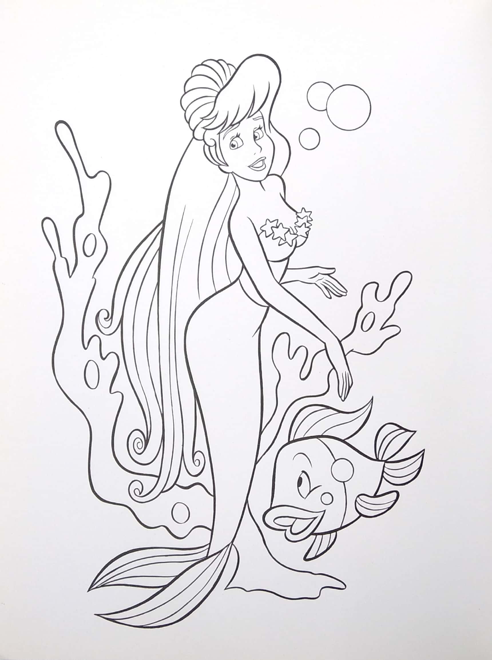 tô màu công chúa - nàng tiên cá (tái bản 2021)