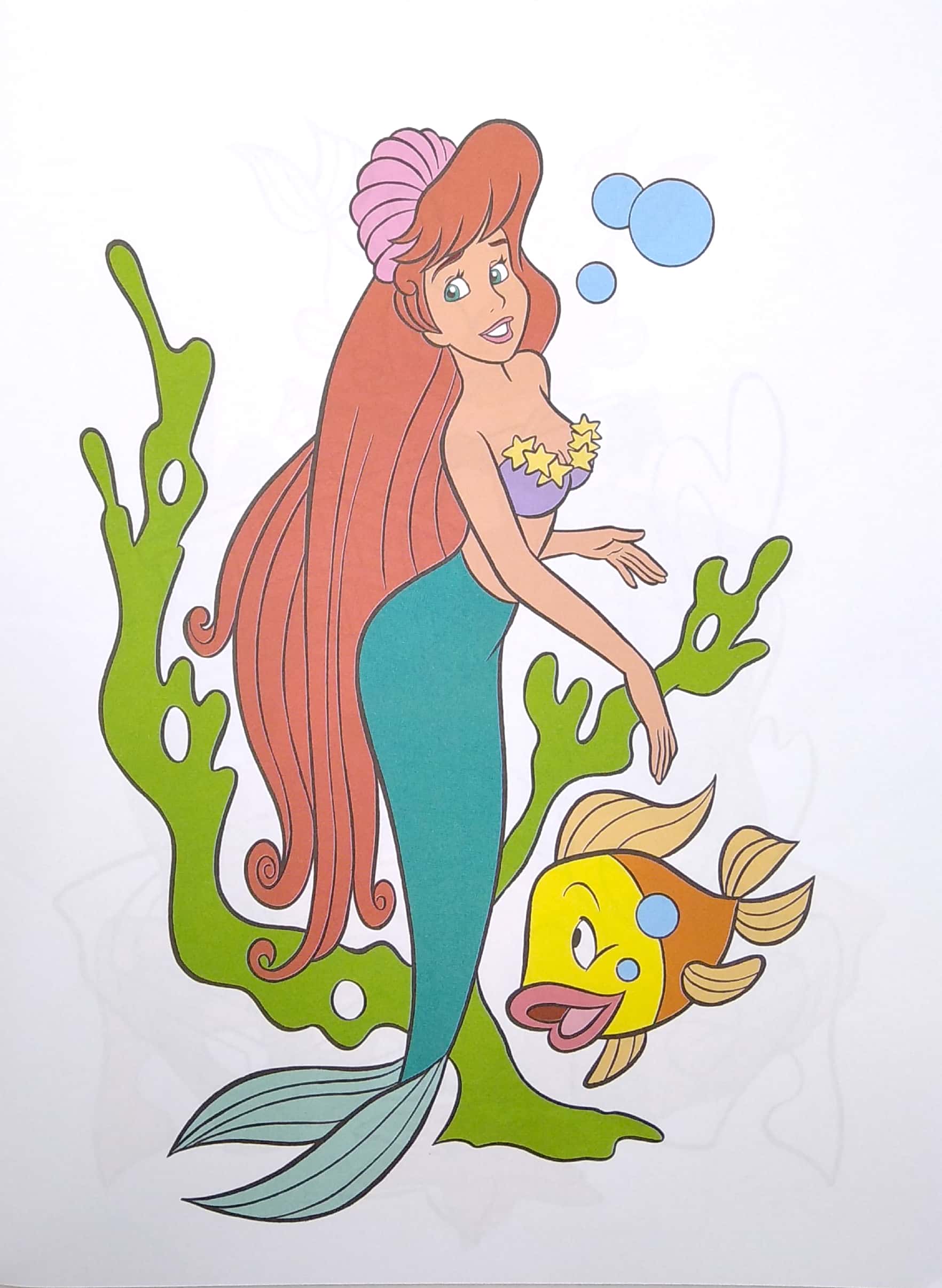 tô màu công chúa - nàng tiên cá (tái bản 2021)