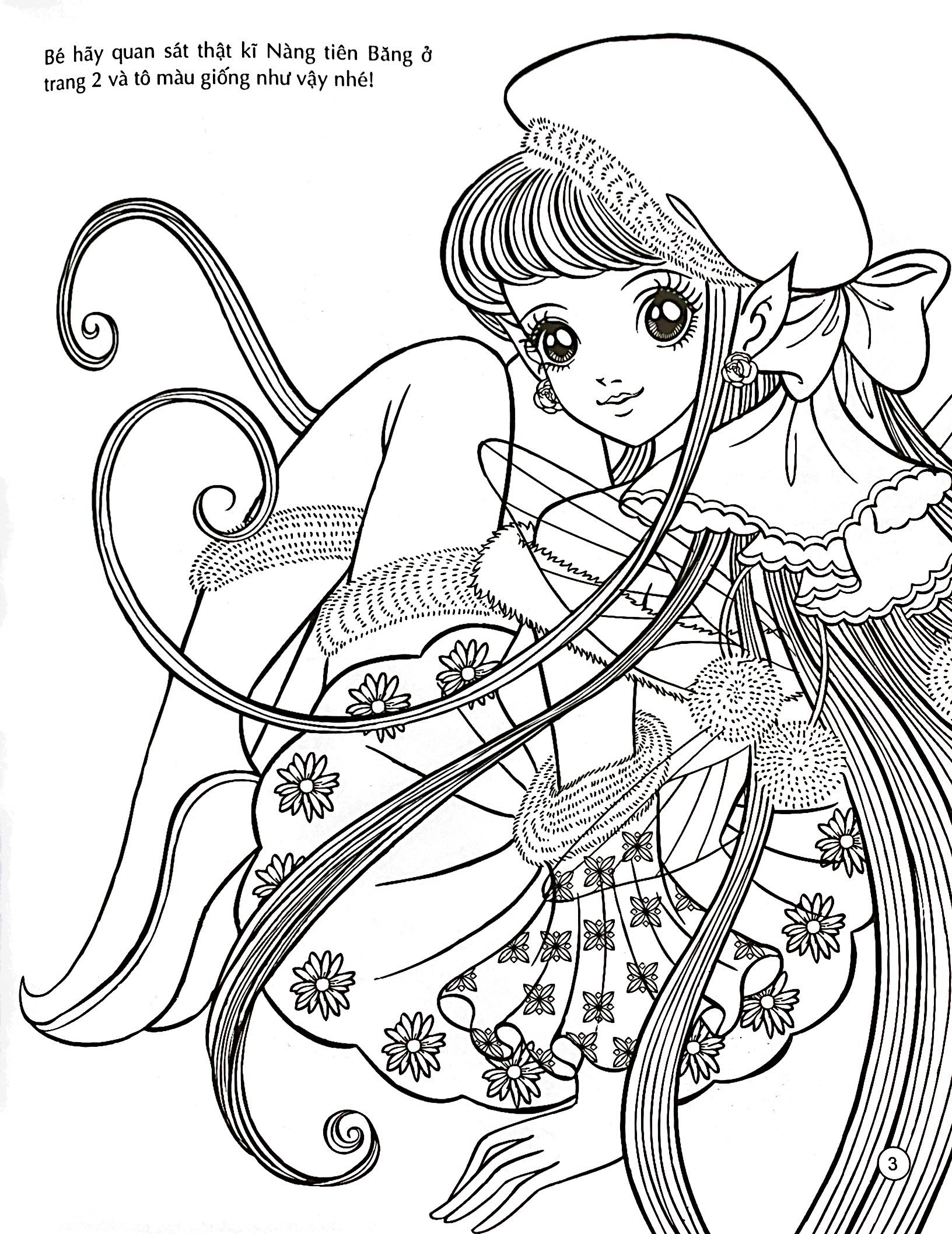 tô màu công chúa - nàng tiên trong cổ tích