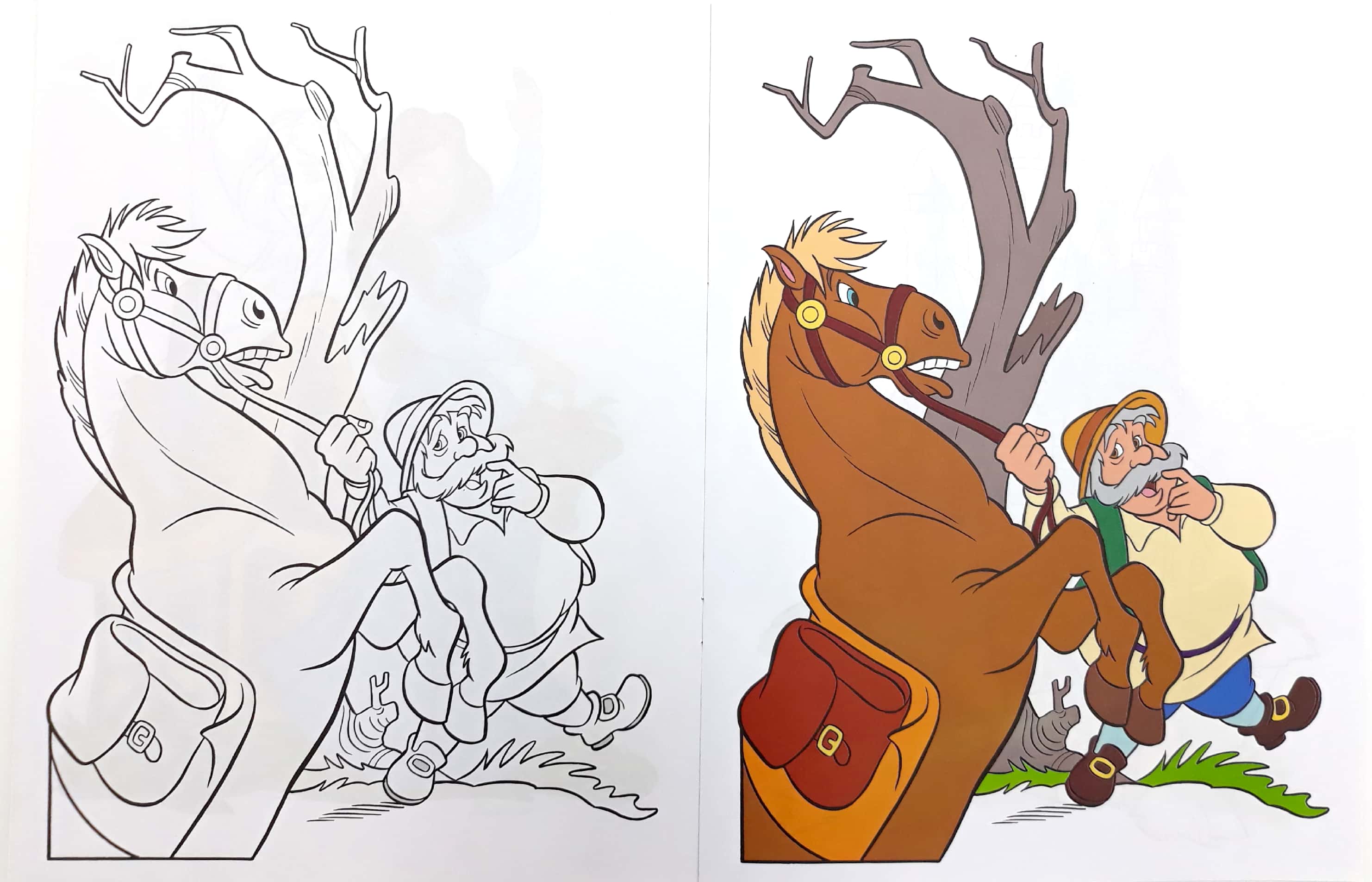 tô màu công chúa - người đẹp và con thú