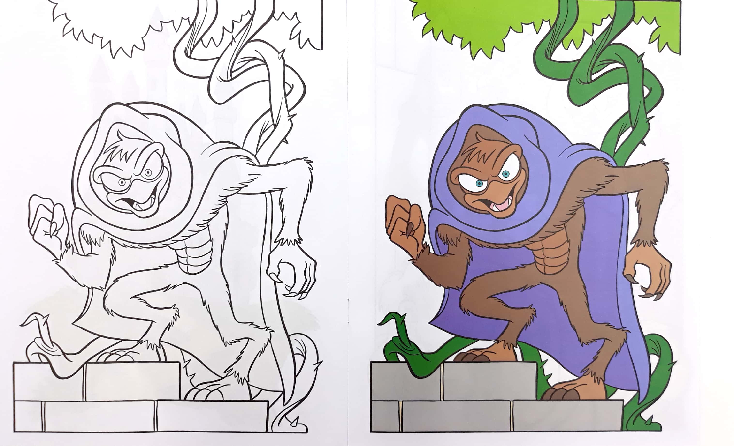 tô màu công chúa - người đẹp và con thú