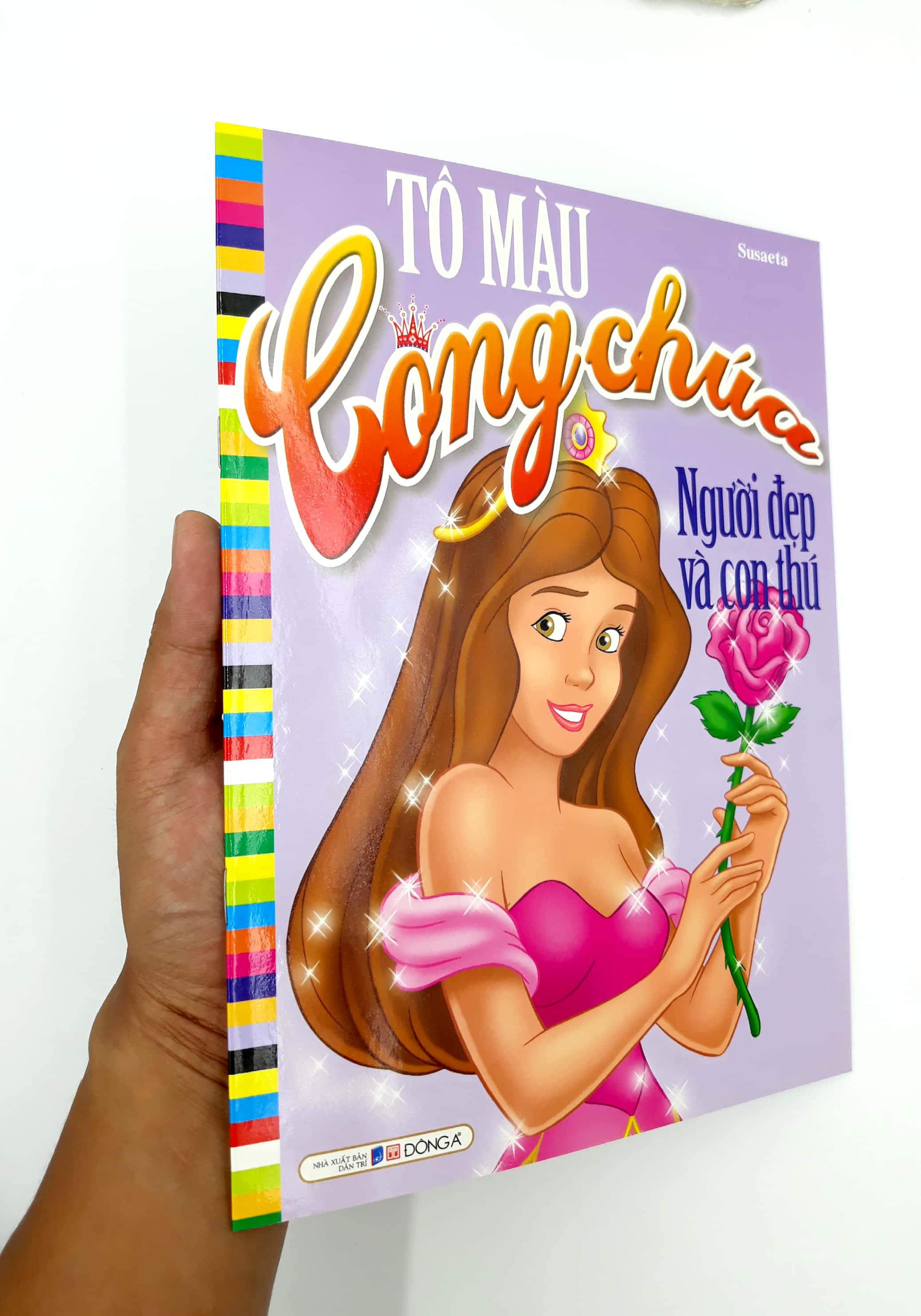 tô màu công chúa - người đẹp và con thú