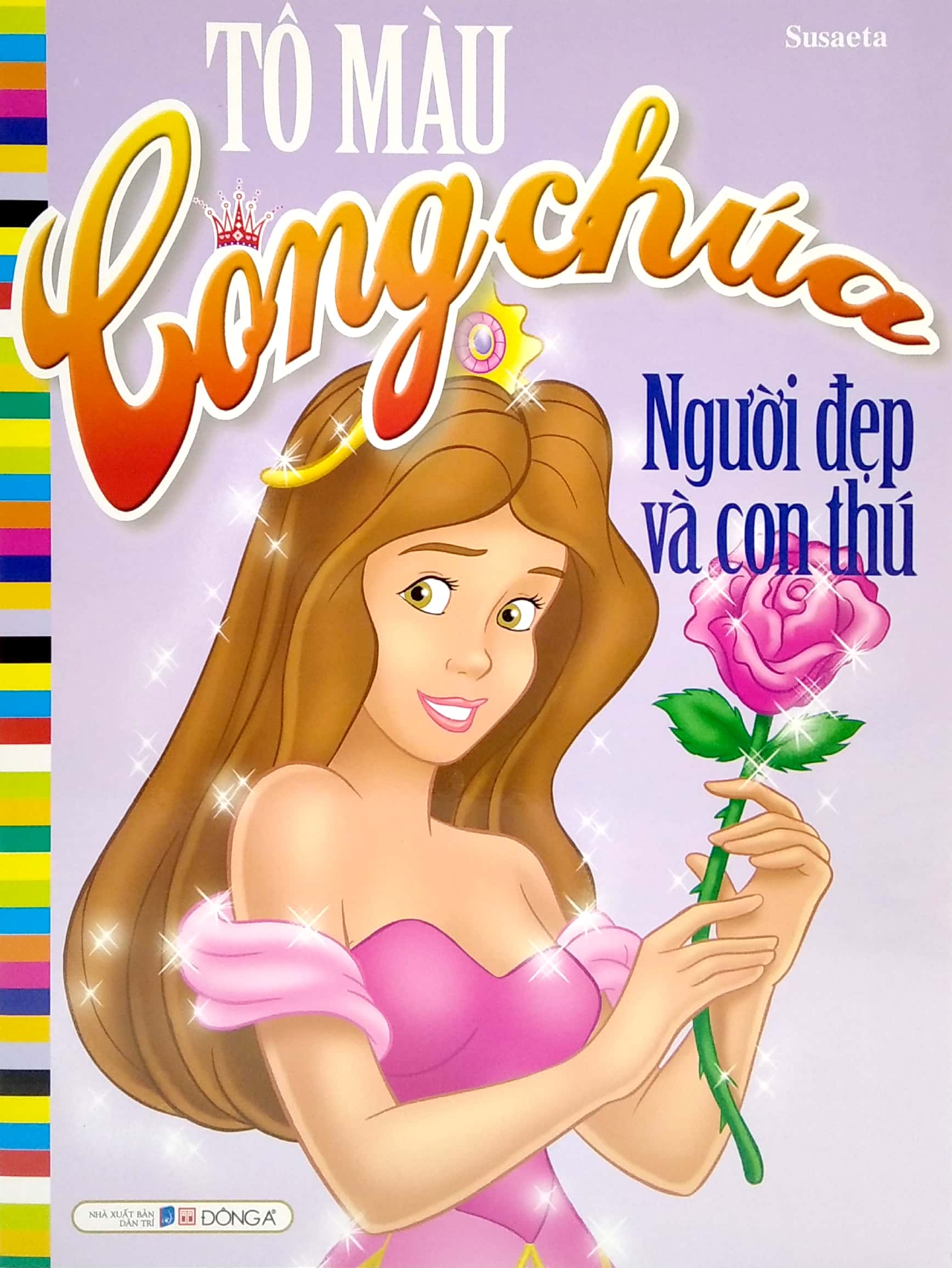 tô màu công chúa - người đẹp và con thú (tái bản 2021)