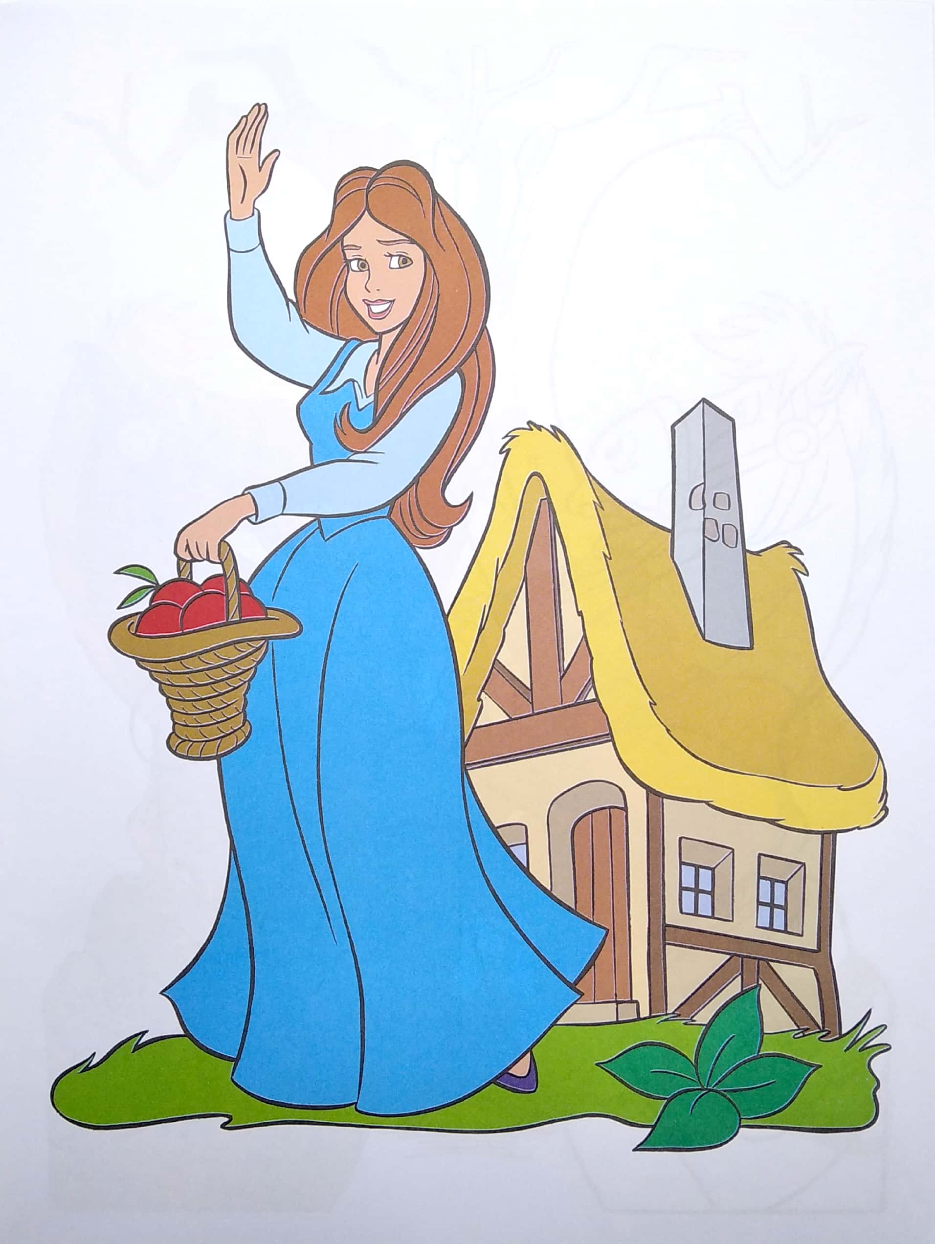 tô màu công chúa - người đẹp và con thú (tái bản 2021)