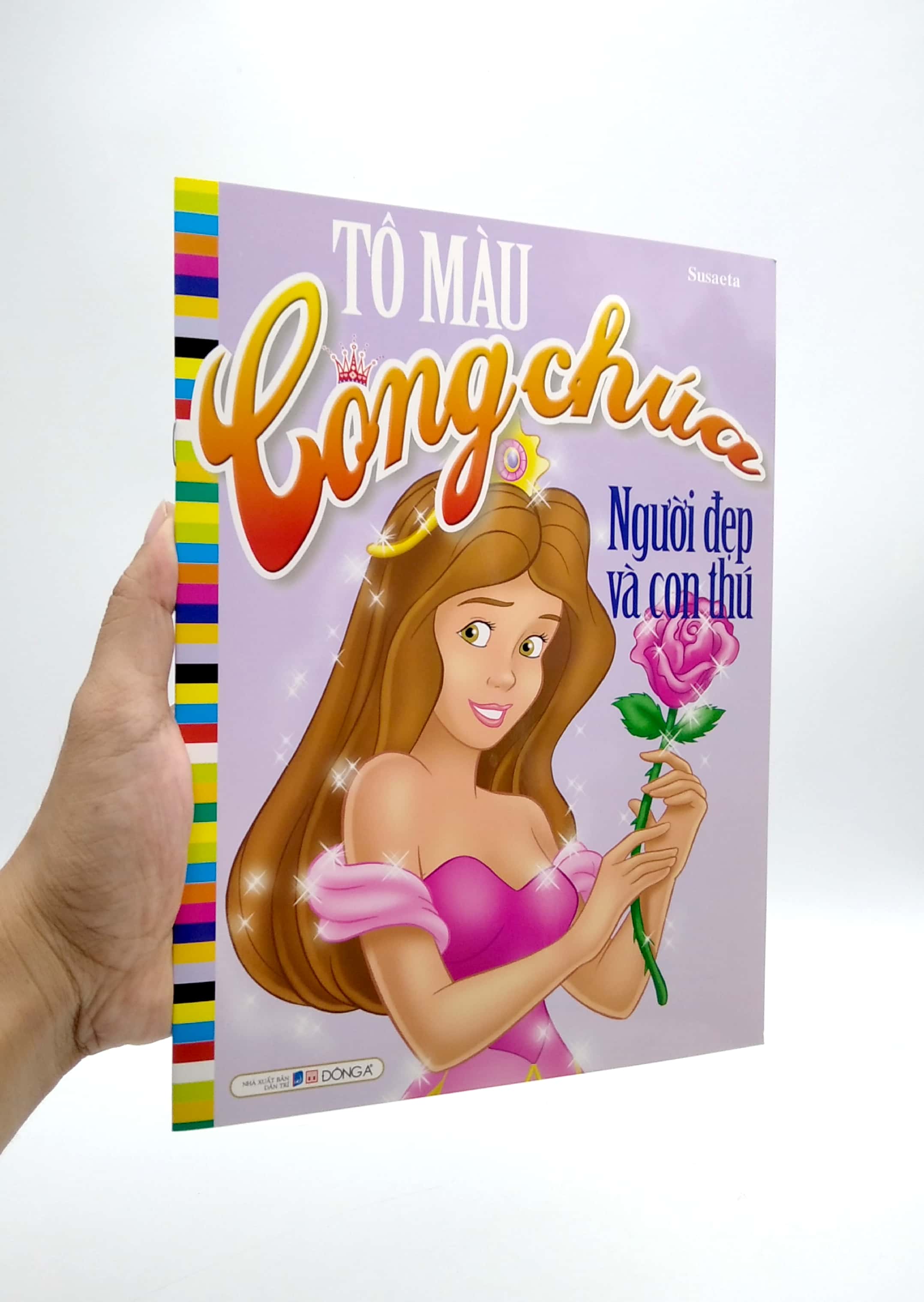 tô màu công chúa - người đẹp và con thú (tái bản 2021)