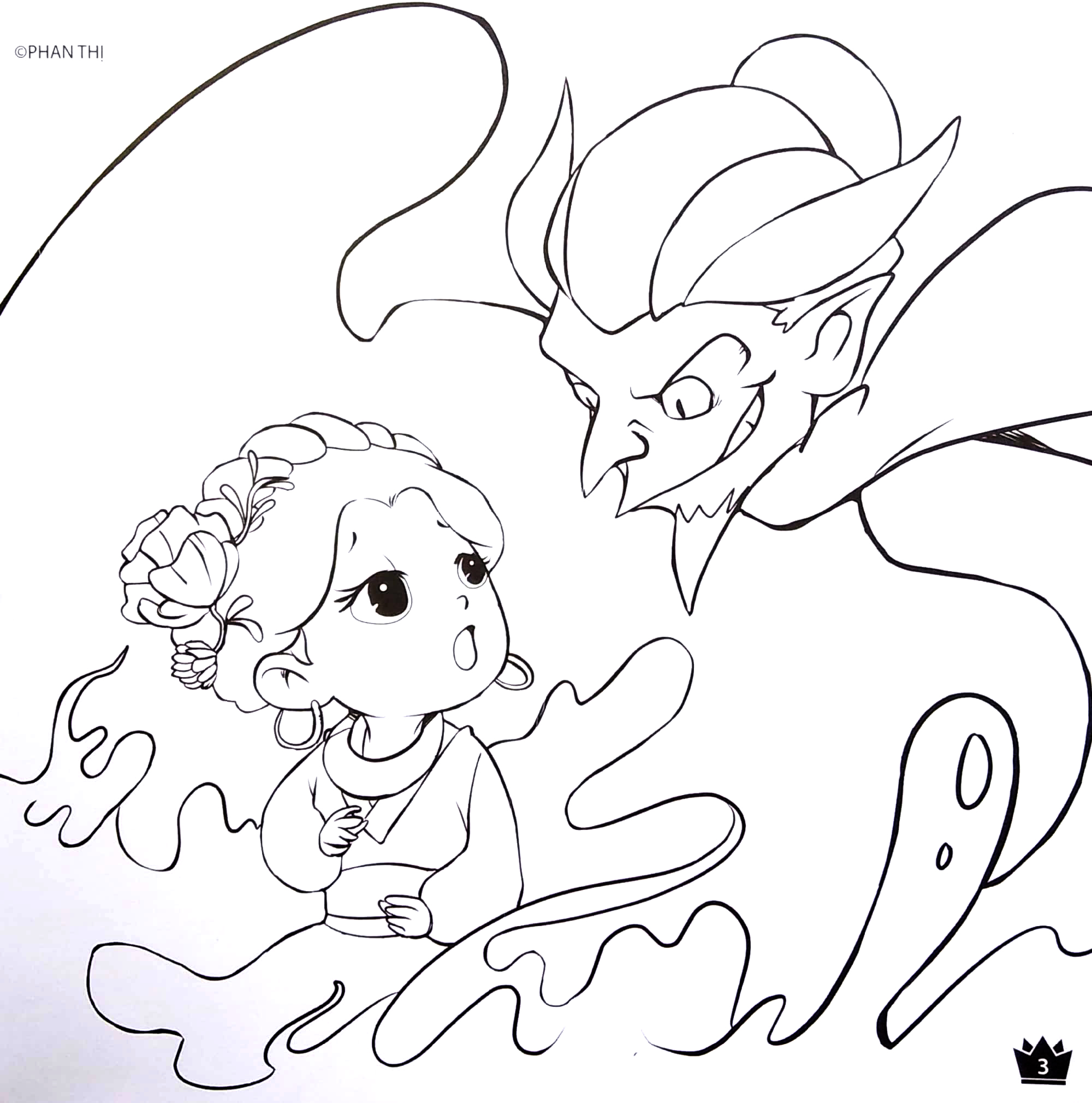 tô màu công chúa - quỳnh nga