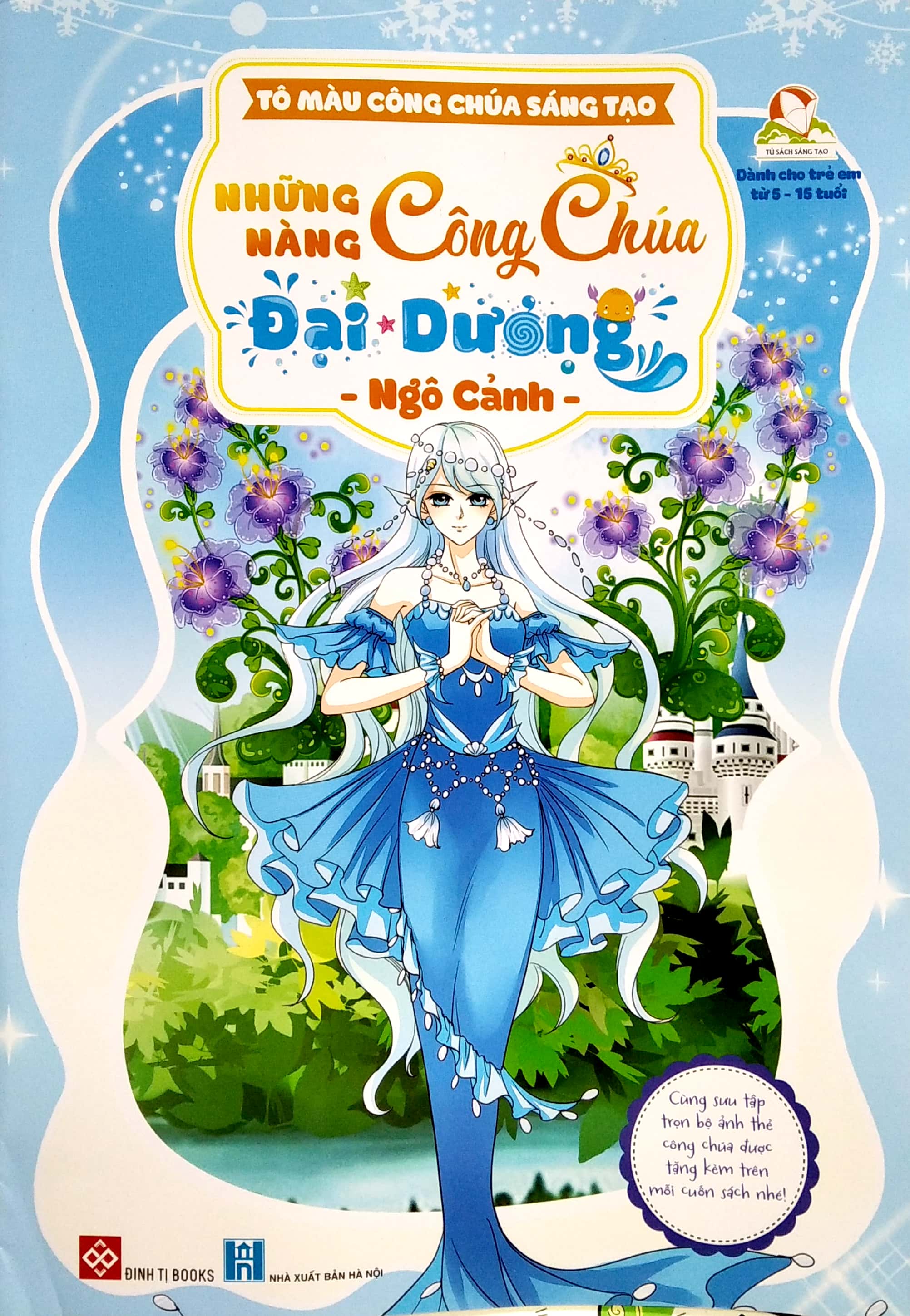 tô màu công chúa sáng tạo - những nàng công chúa đại dương
