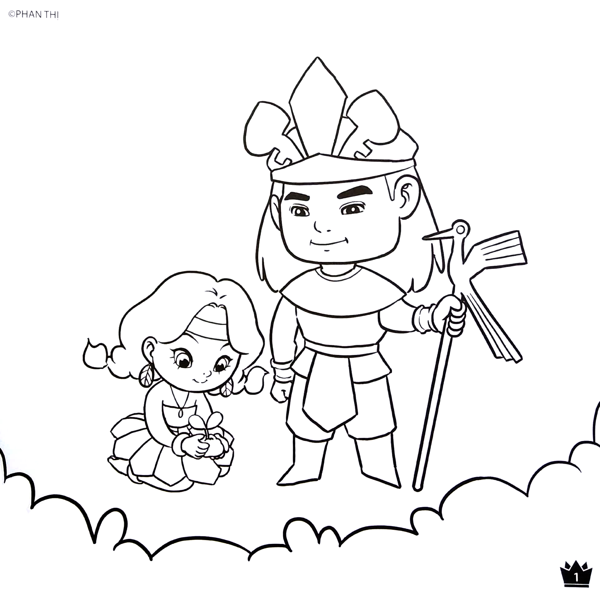 tô màu công chúa - thượng ngàn