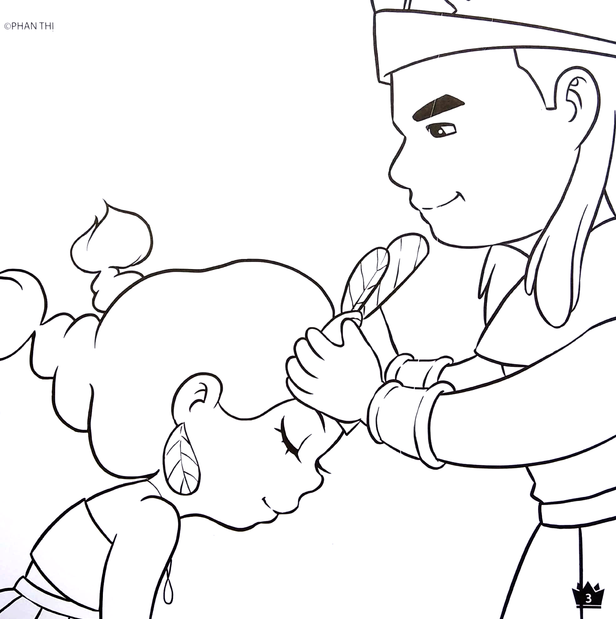 tô màu công chúa - thượng ngàn