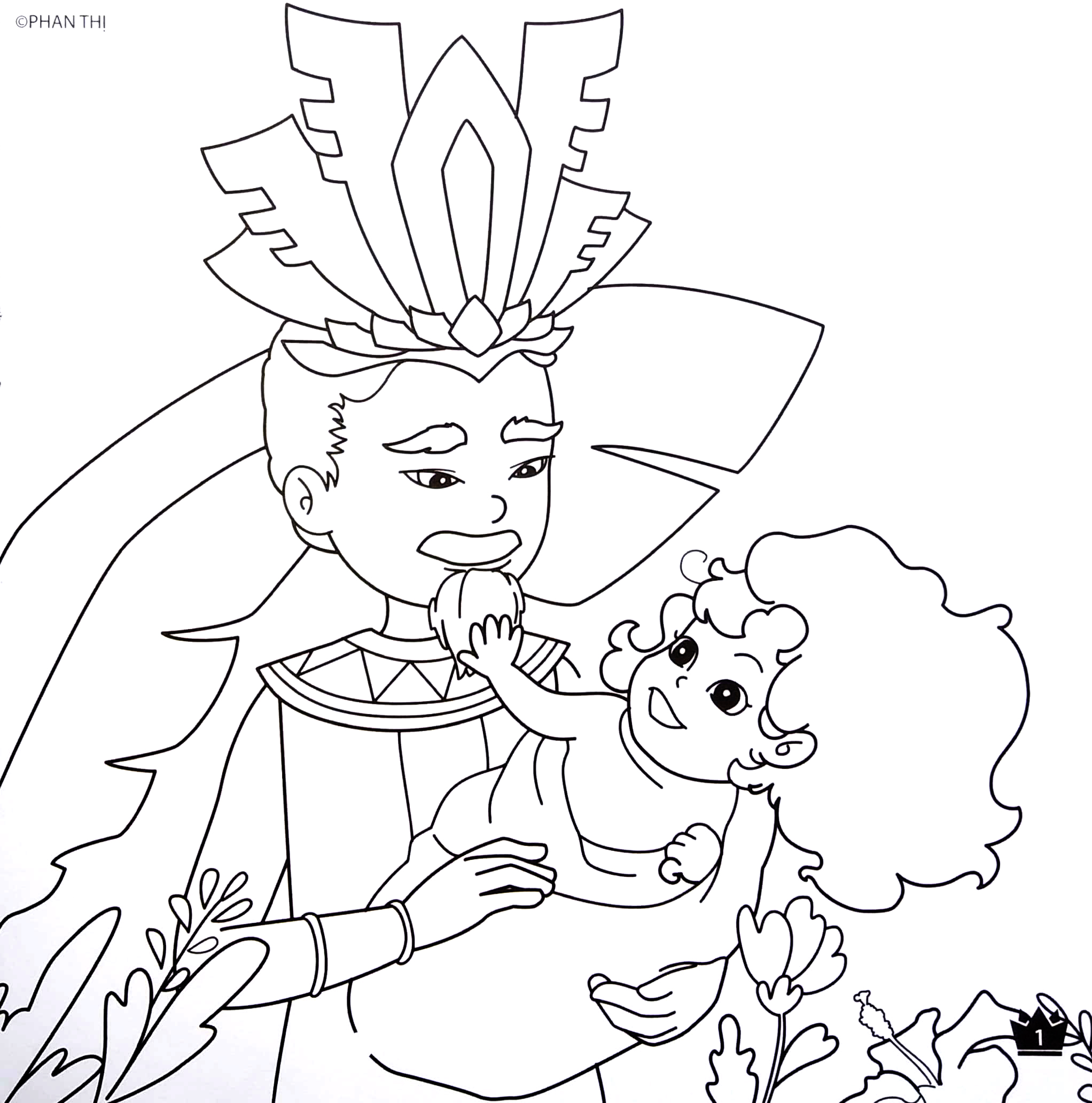 tô màu công chúa - tiên dung