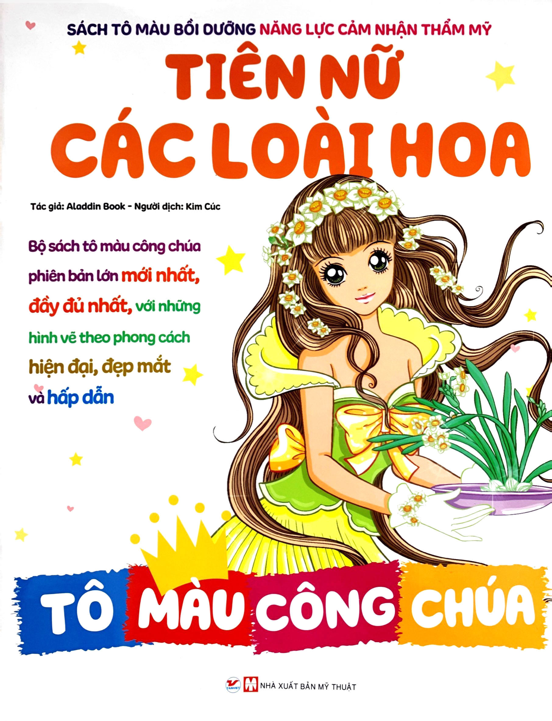 tô màu công chúa - tiên nữ các loài hoa