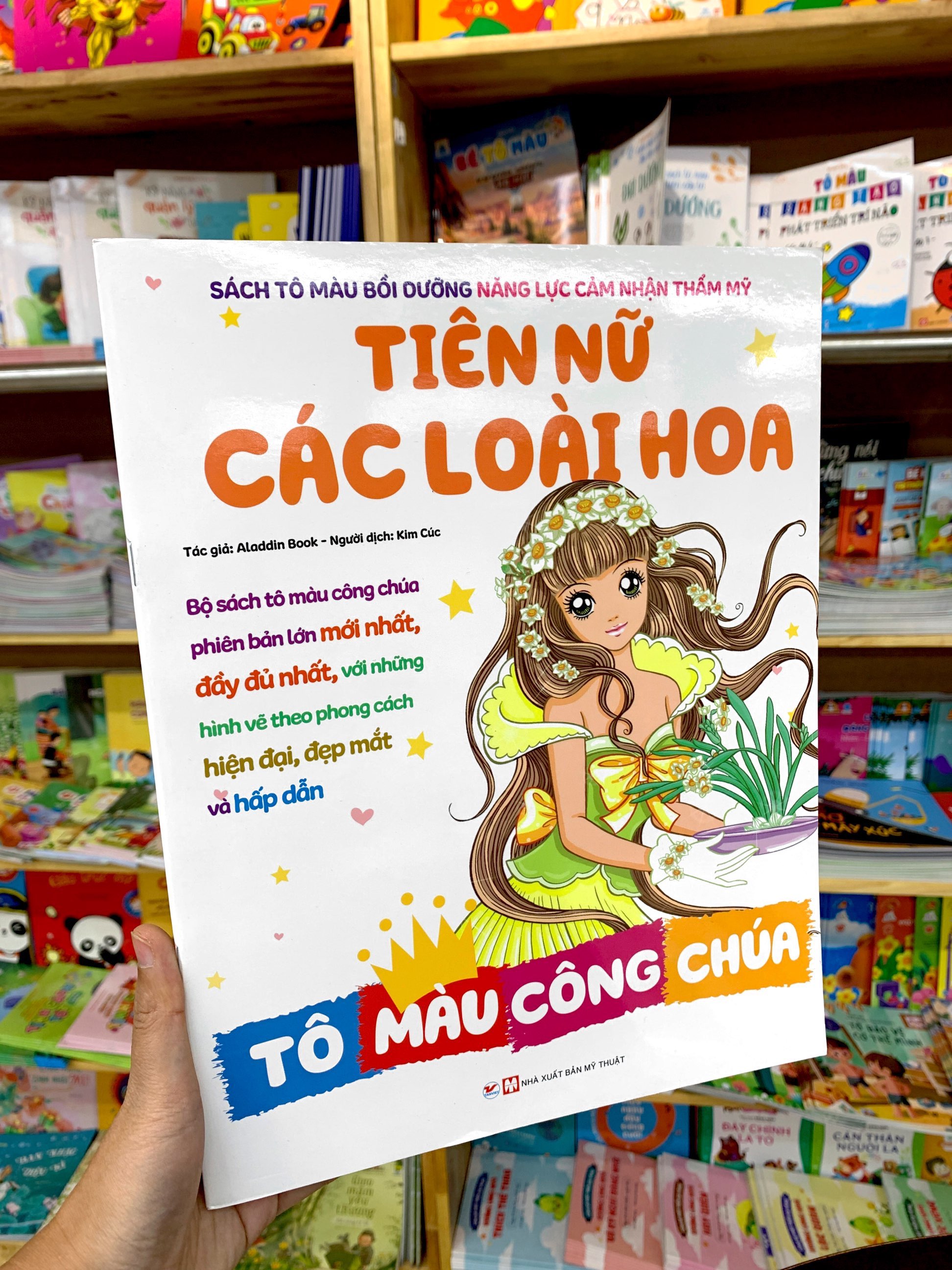 tô màu công chúa - tiên nữ các loài hoa