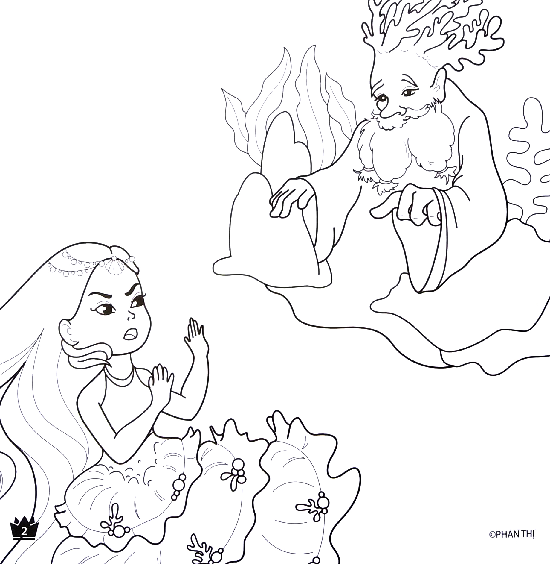 tô màu công chúa - tiên ốc