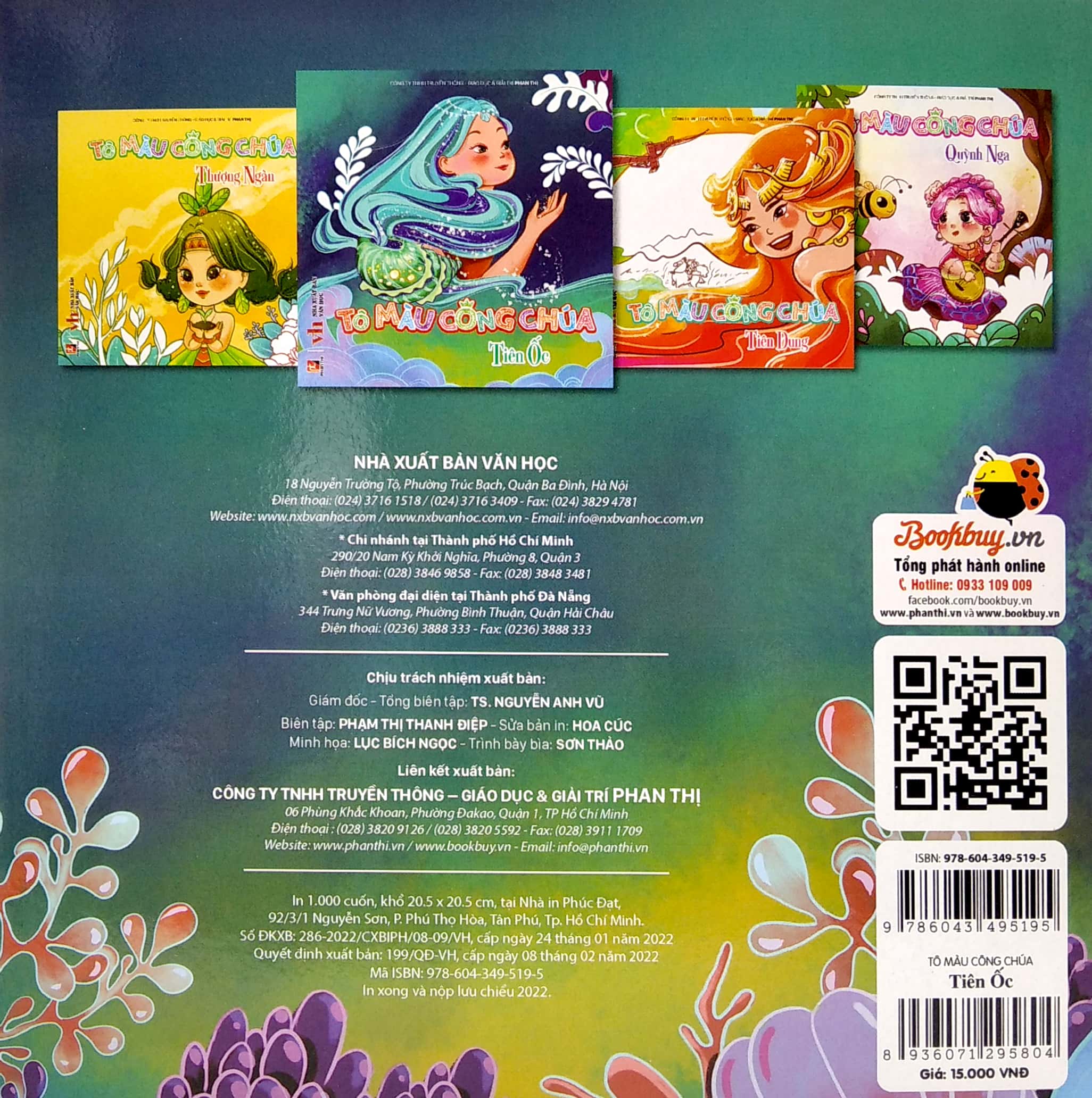 tô màu công chúa - tiên ốc