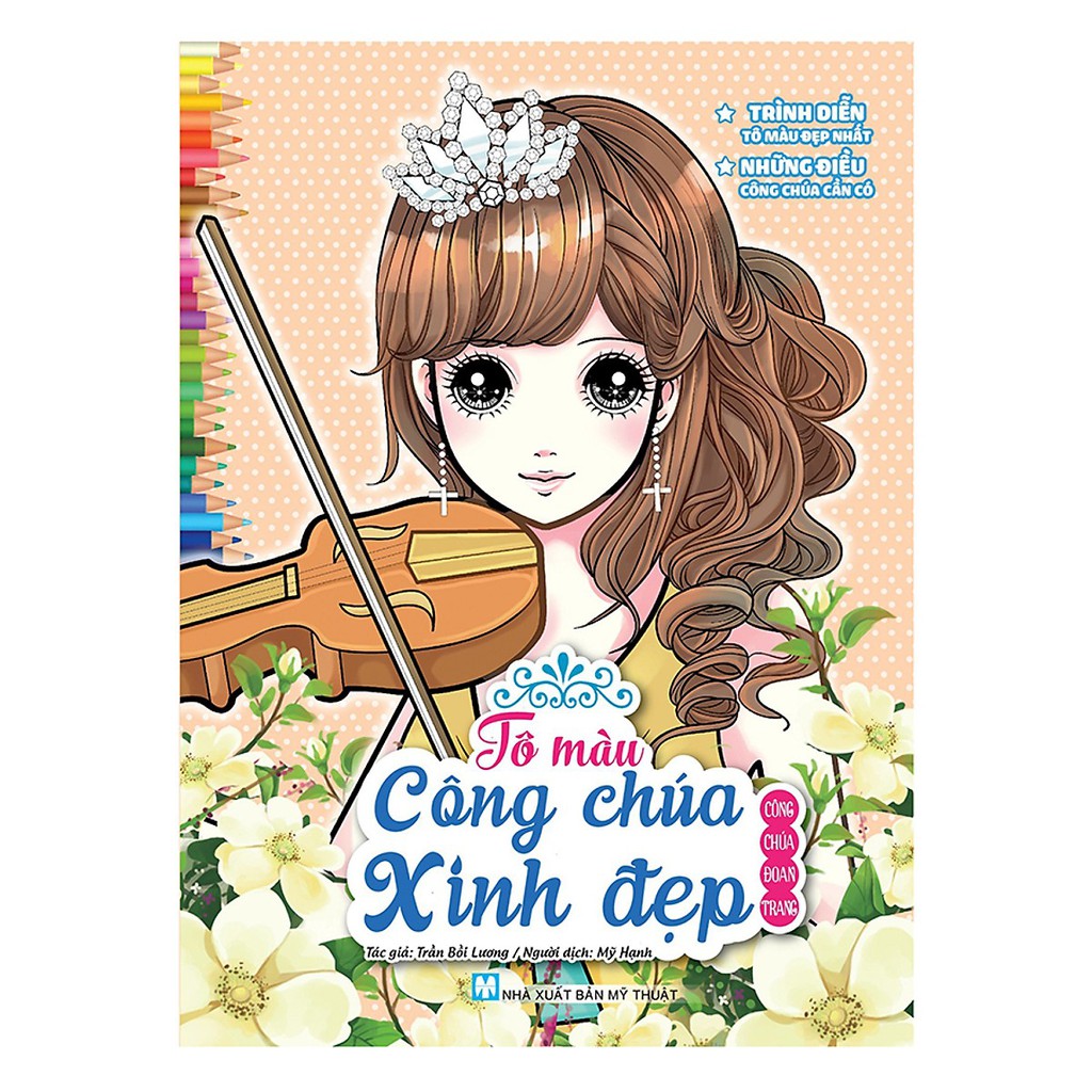 tô màu công chúa xinh đẹp - công chúa đoan trang (tái bản 2023)