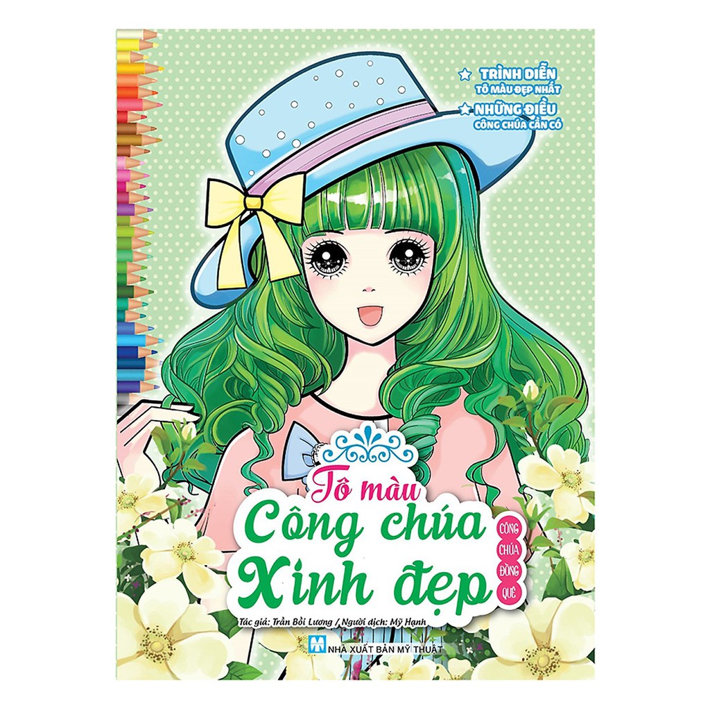 tô màu công chúa xinh đẹp - công chúa đồng quê