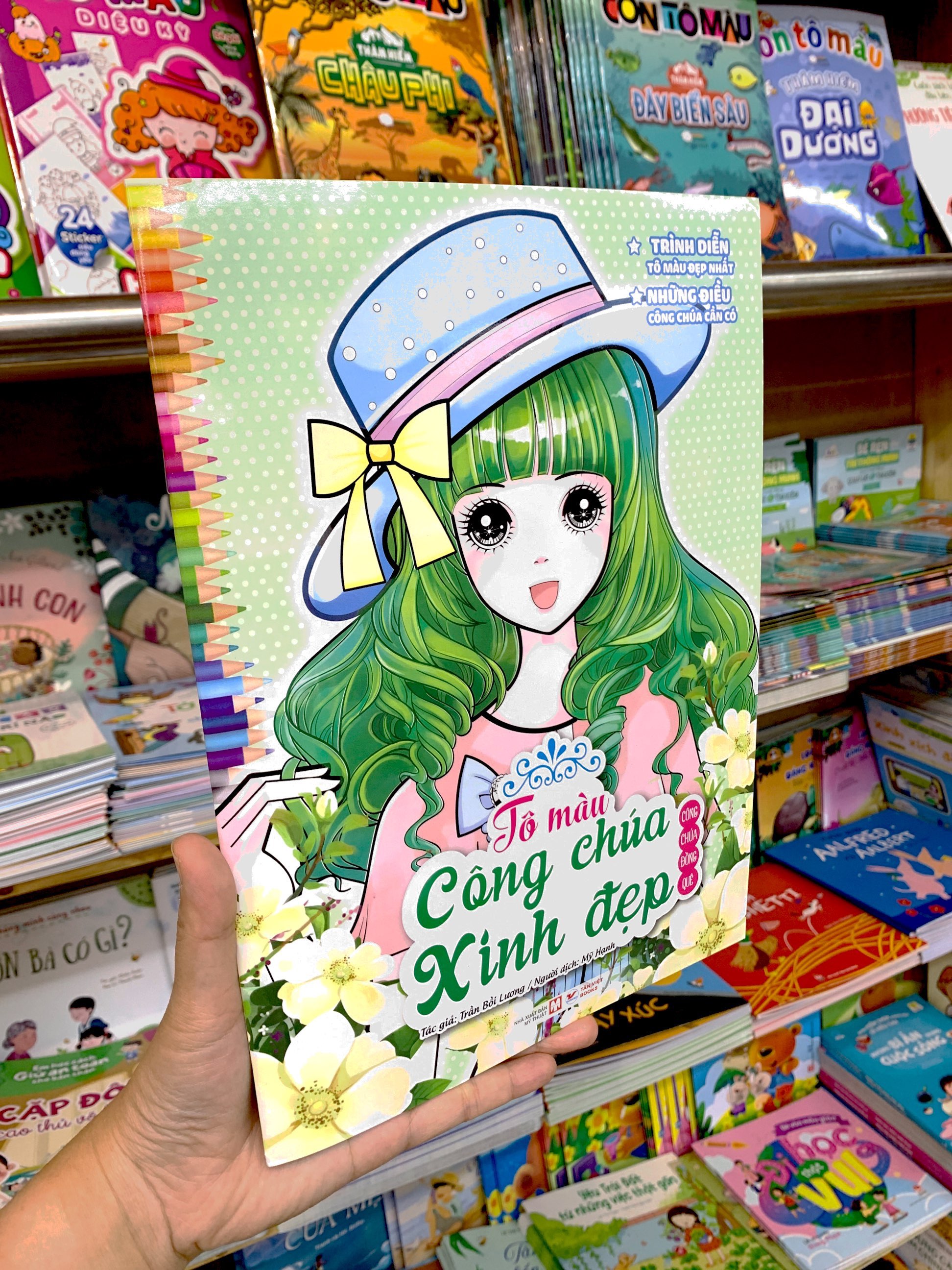 tô màu công chúa xinh đẹp - công chúa đồng quê (tái bản 2023)