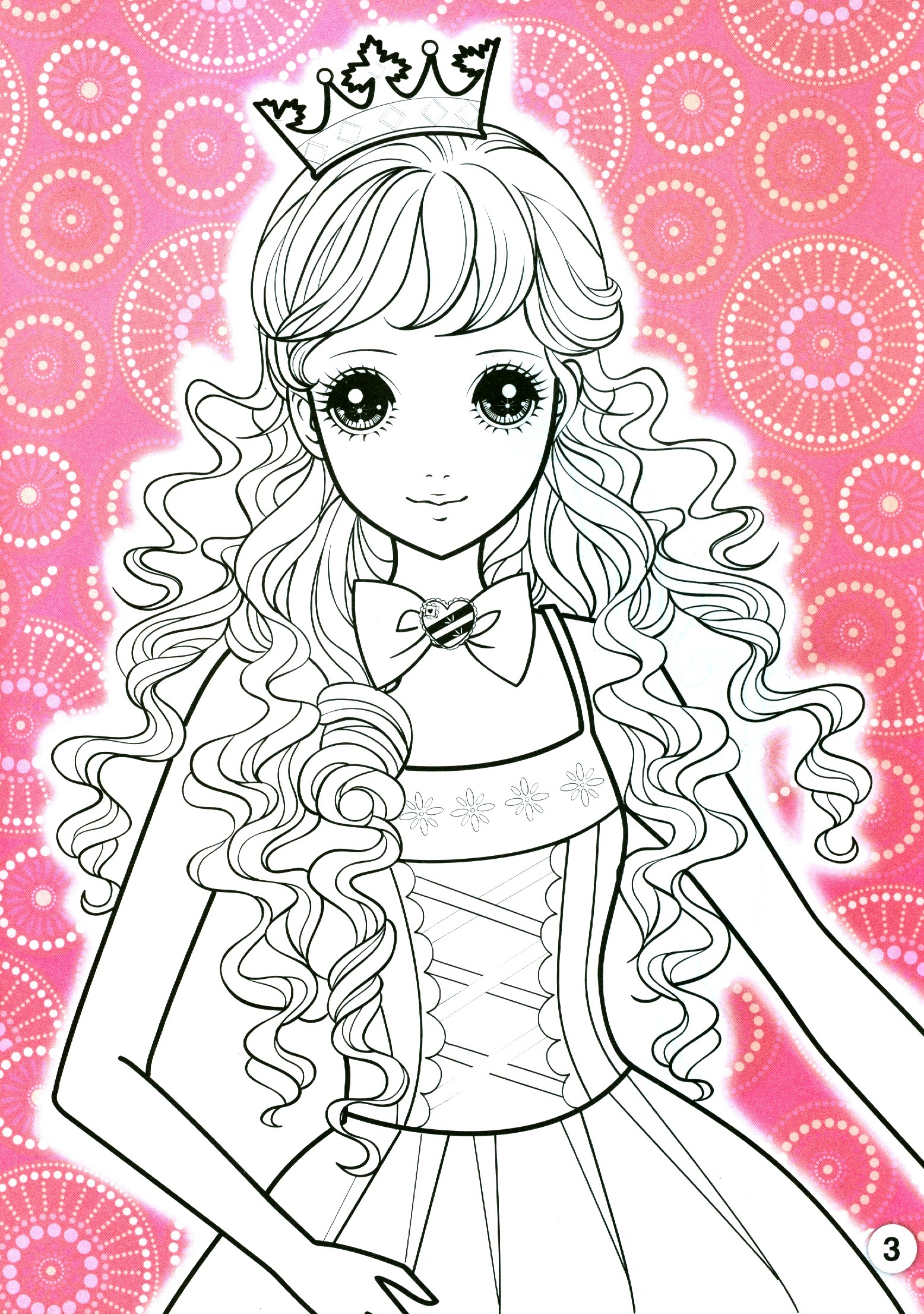 tô màu công chúa xinh đẹp - công chúa thời trang